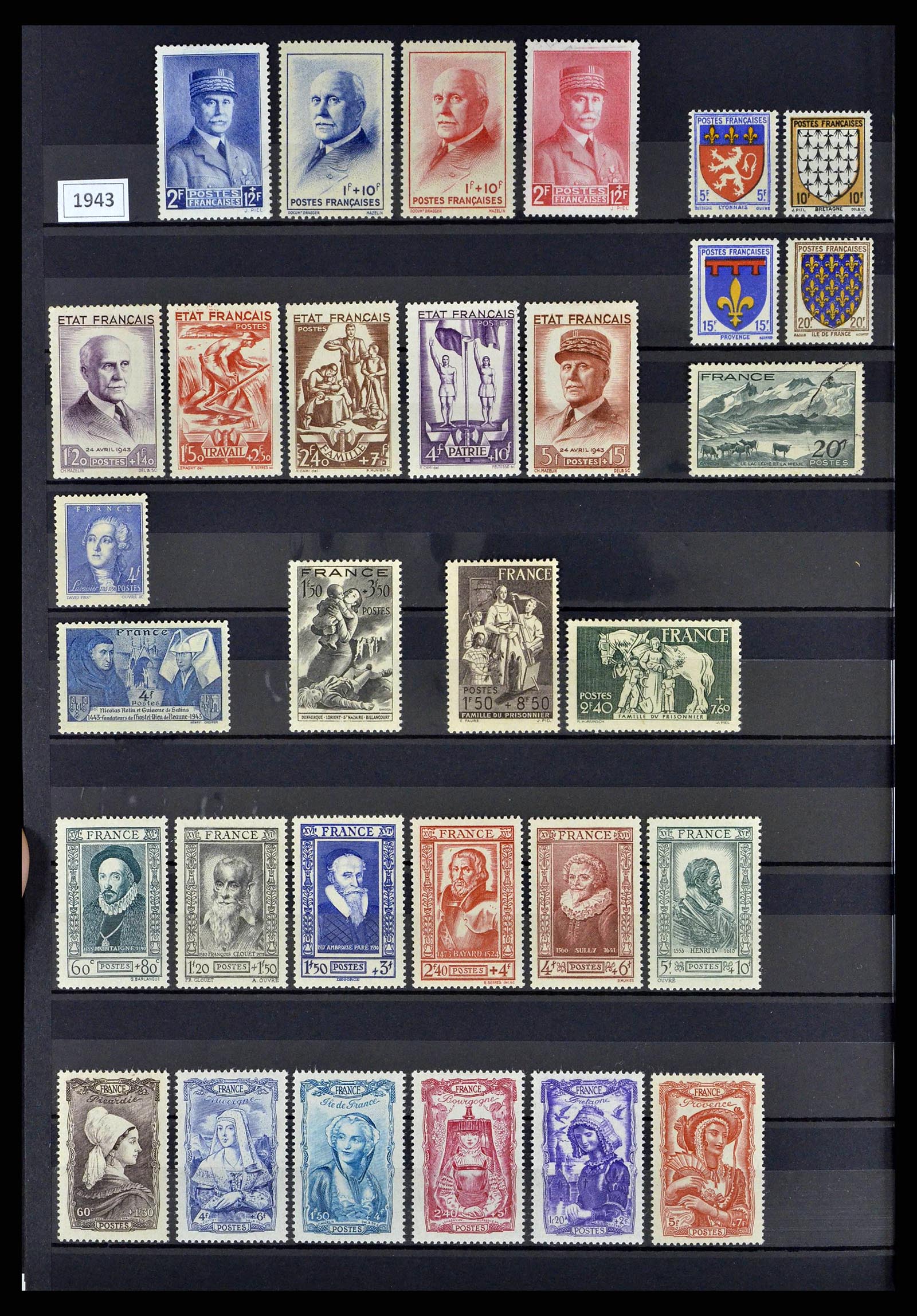 38805 0057 - Postzegelverzameling 38805 Frankrijk 1853-1948.