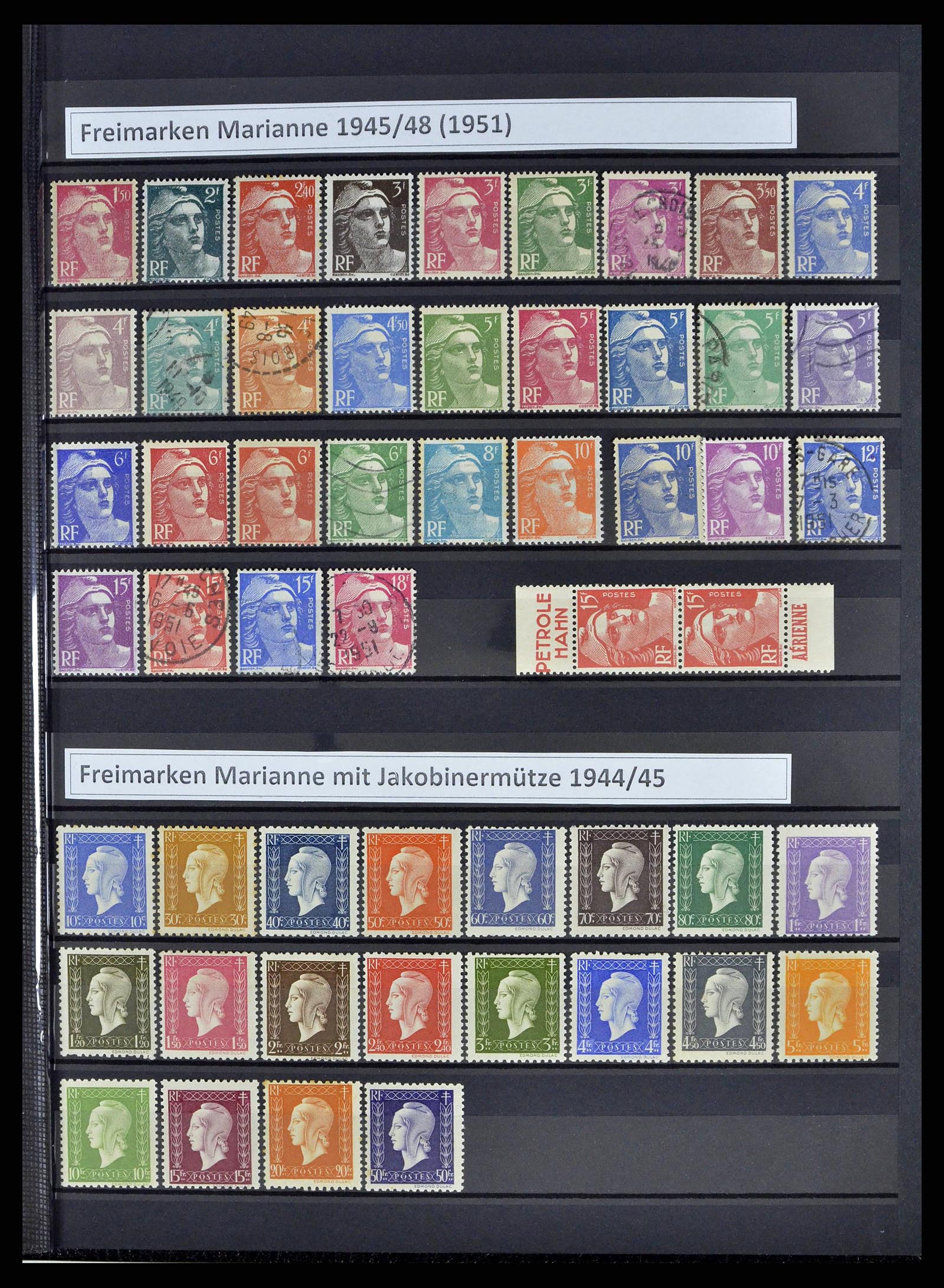 38805 0060 - Postzegelverzameling 38805 Frankrijk 1853-1948.