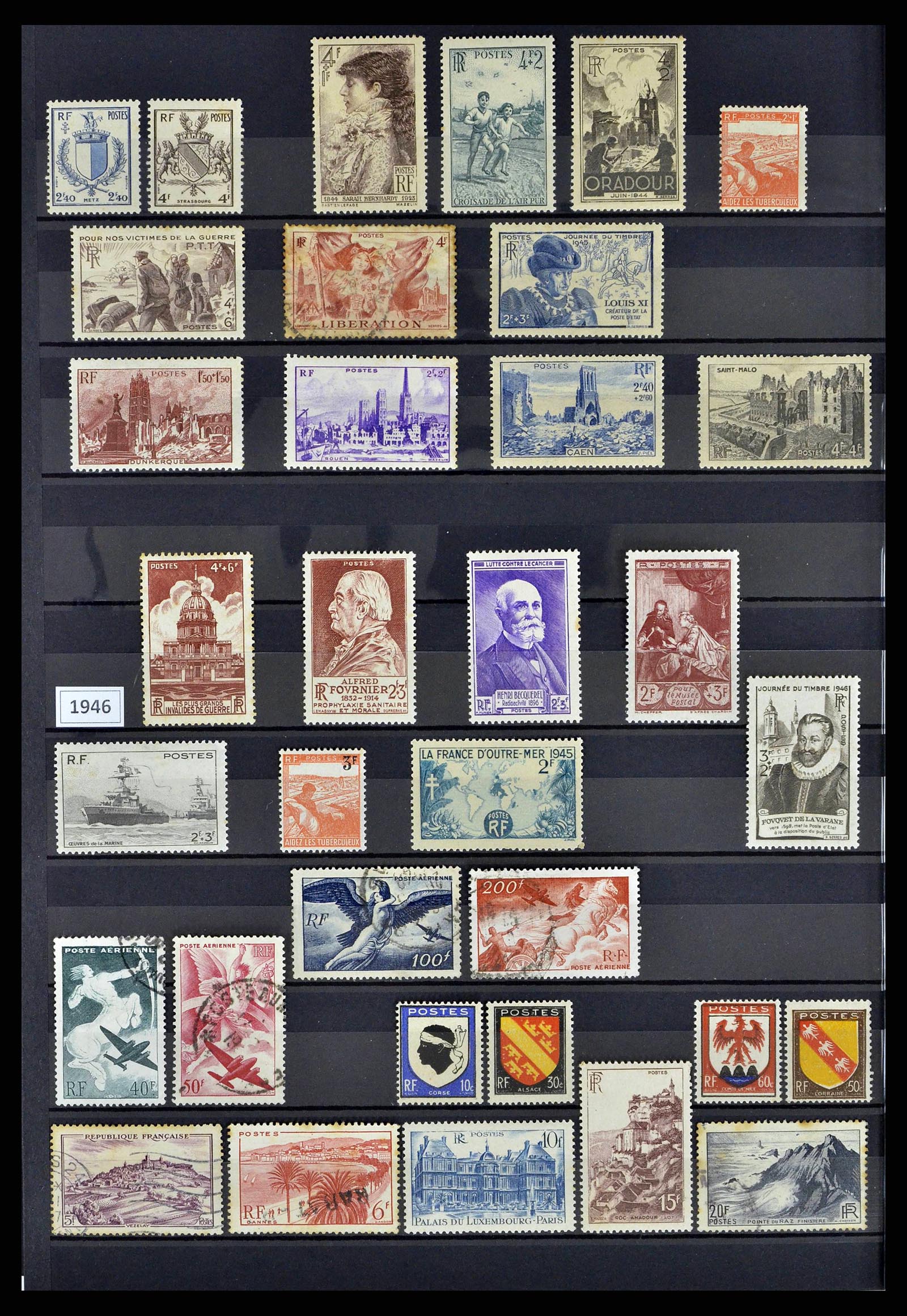 38805 0061 - Postzegelverzameling 38805 Frankrijk 1853-1948.