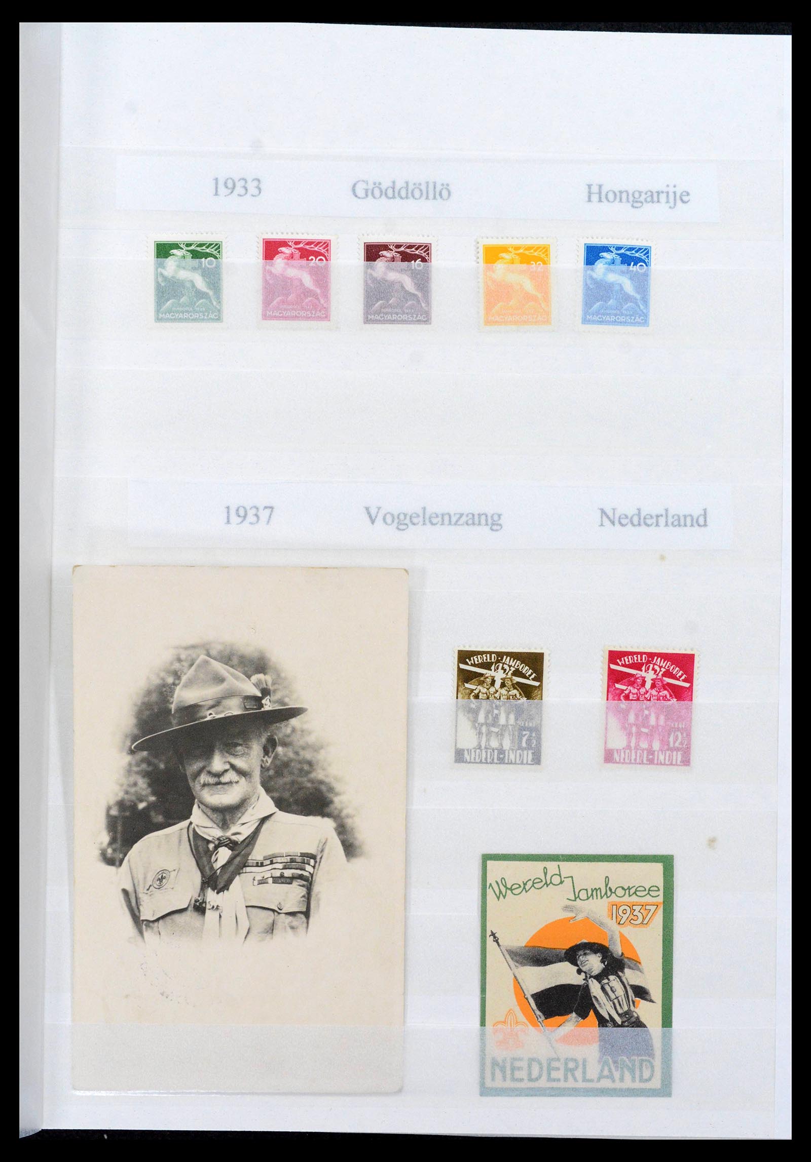 38806 0001 - Postzegelverzameling 38806 Motief scouting 1925-2007.