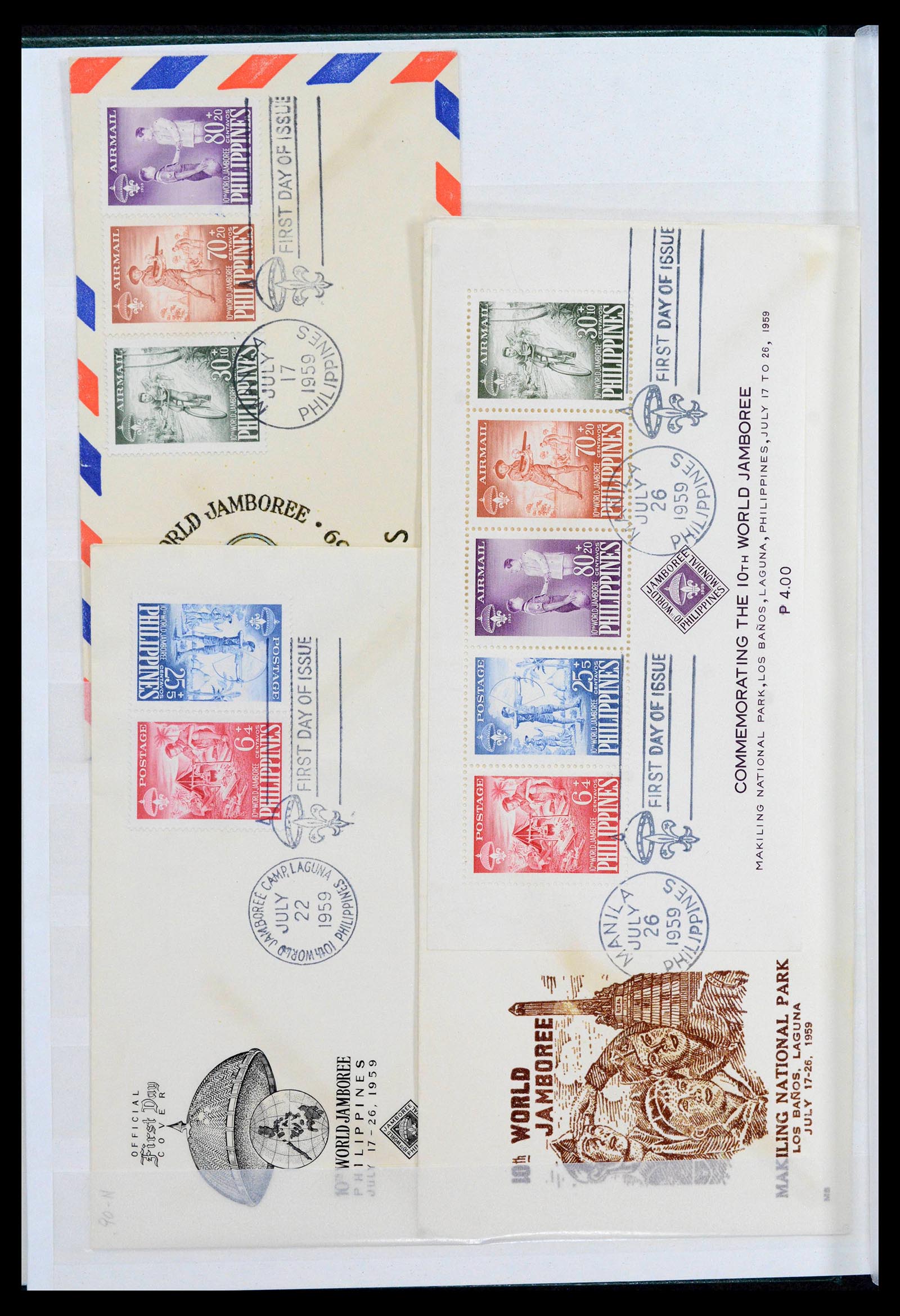 38806 0008 - Postzegelverzameling 38806 Motief scouting 1925-2007.