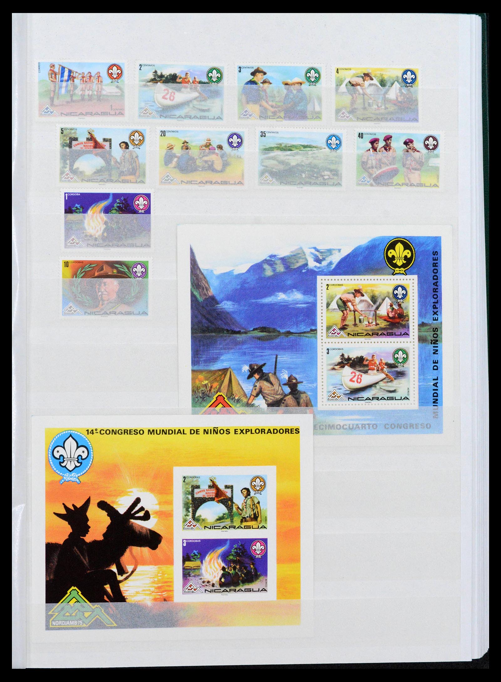 38806 0037 - Postzegelverzameling 38806 Motief scouting 1925-2007.