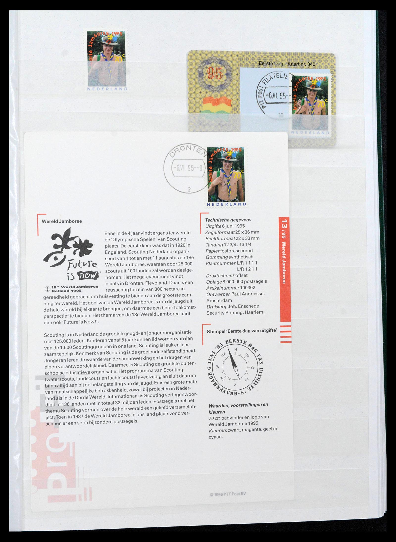 38806 0047 - Postzegelverzameling 38806 Motief scouting 1925-2007.