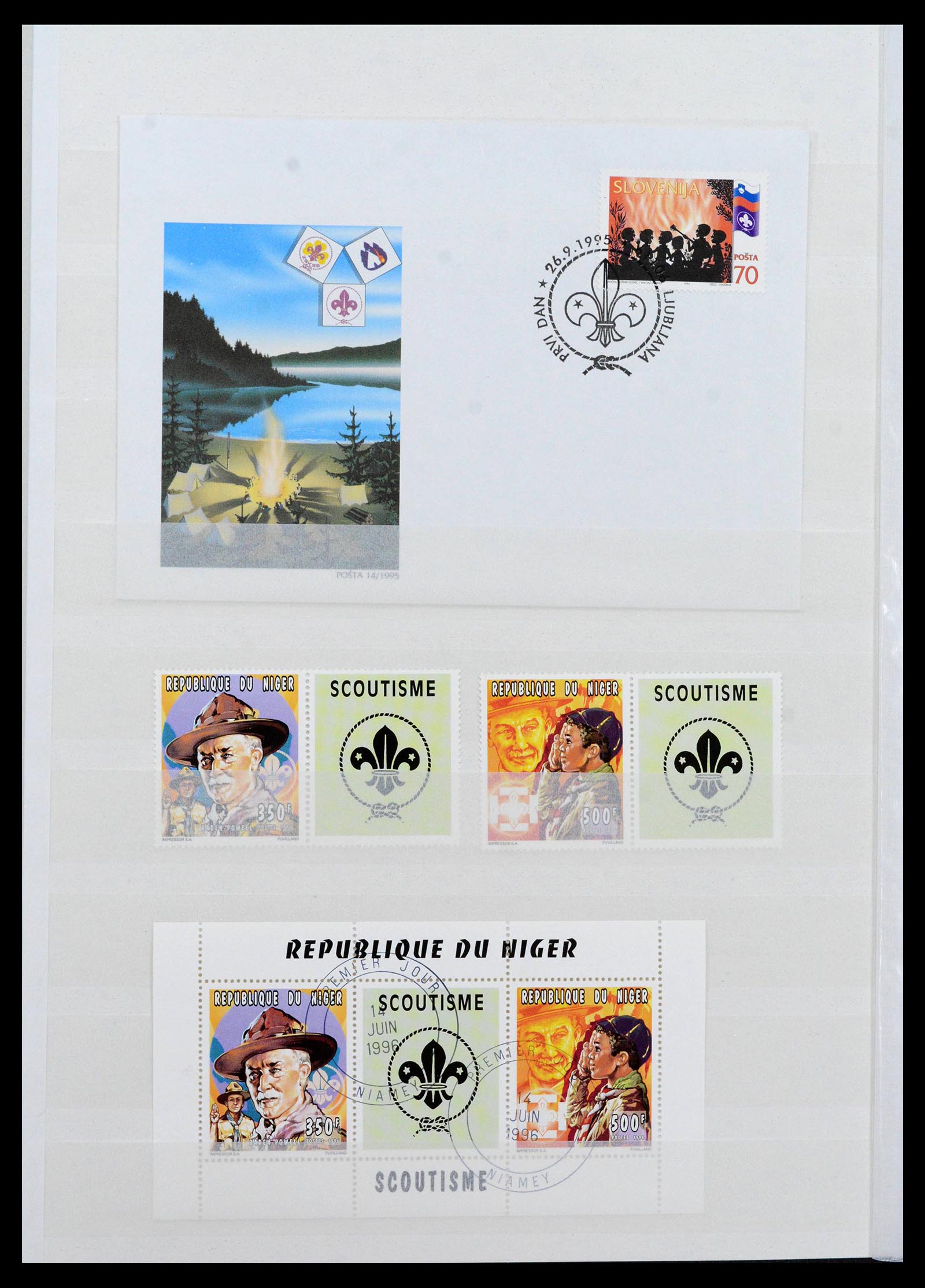 38806 0048 - Stamp collection 38806 Thematics scouting 1925-2007.