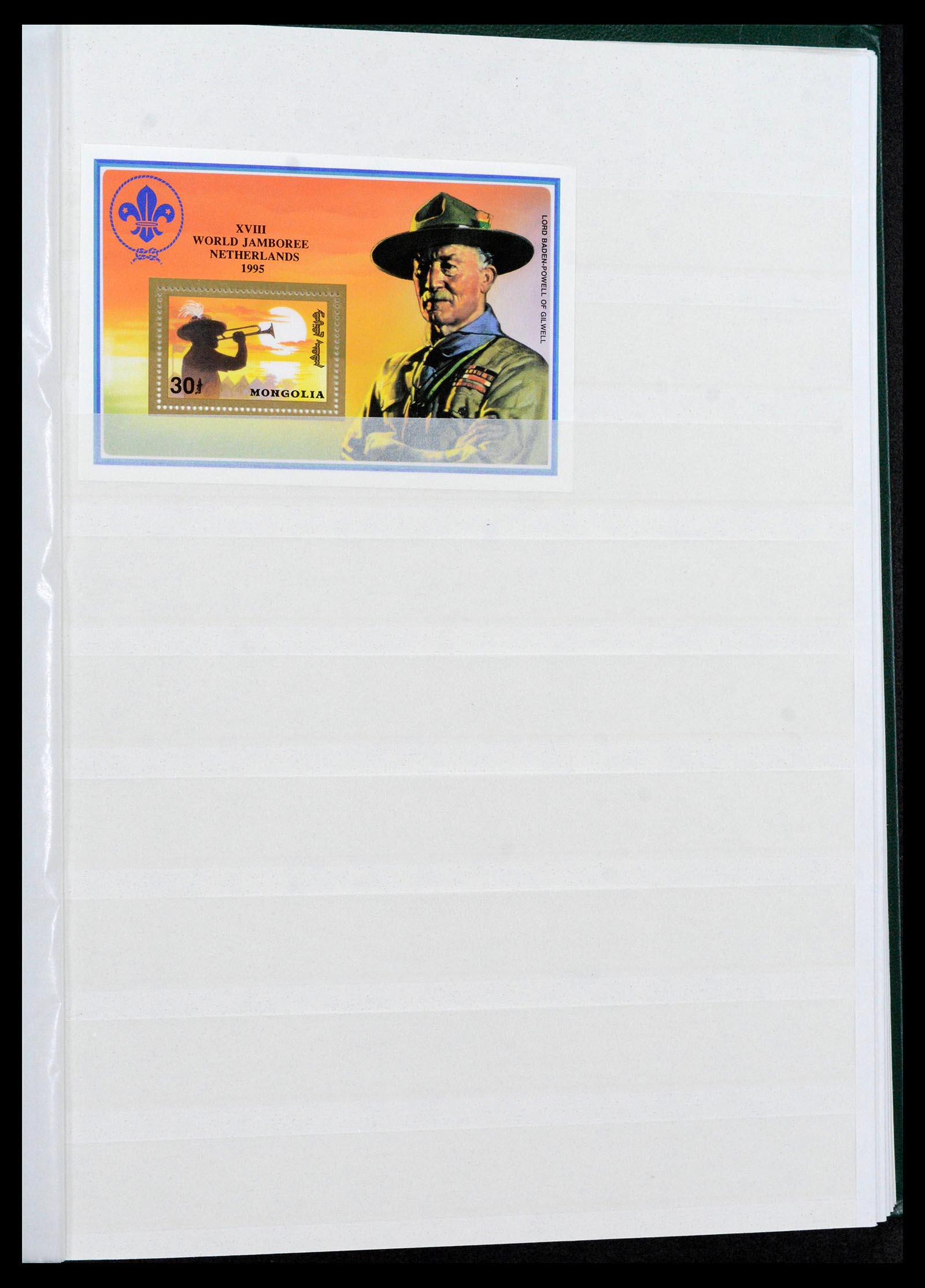 38806 0051 - Postzegelverzameling 38806 Motief scouting 1925-2007.