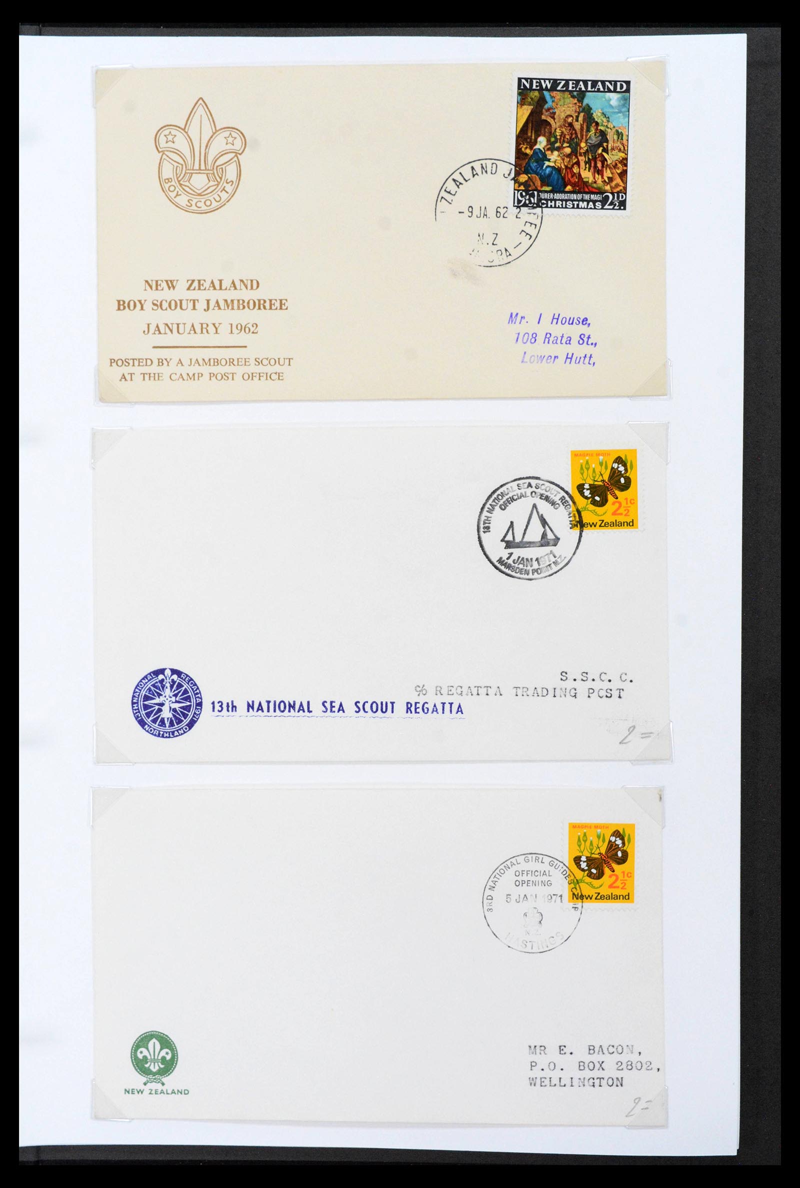 38806 0423 - Postzegelverzameling 38806 Motief scouting 1925-2007.