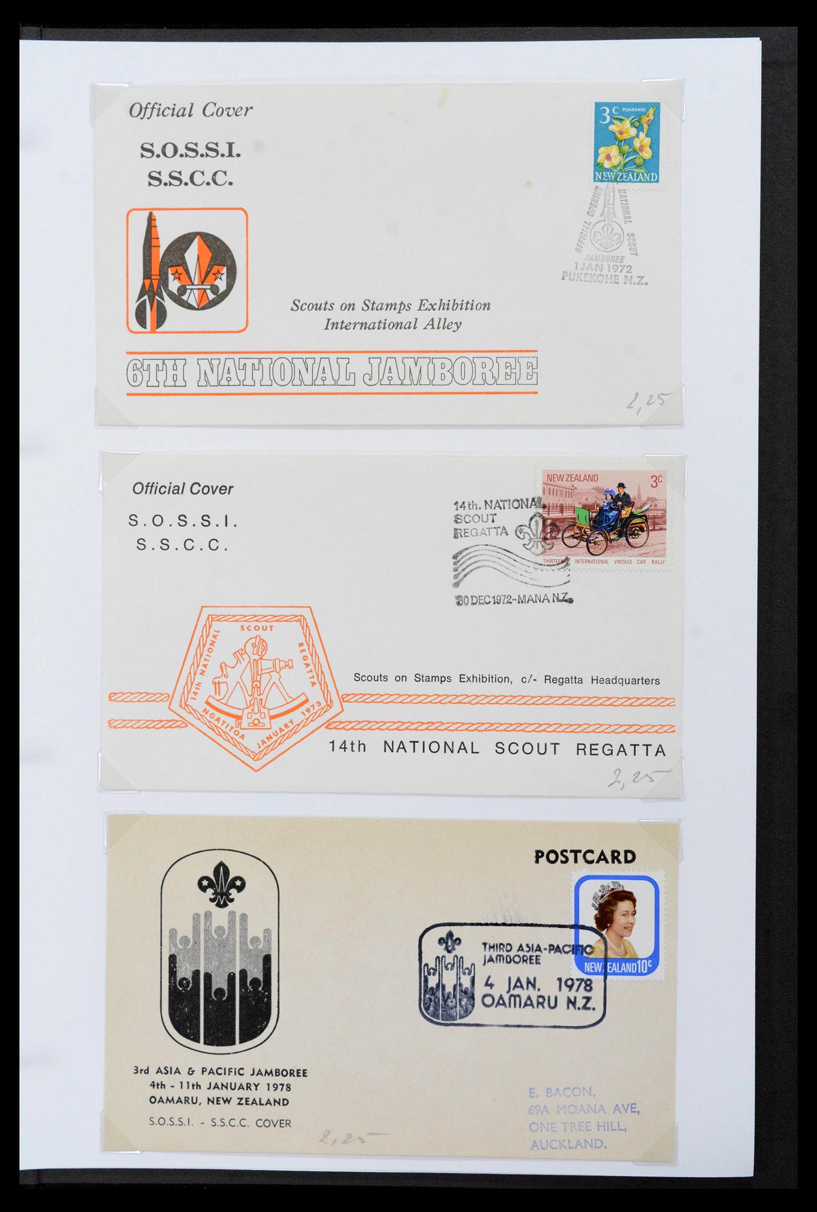38806 0424 - Postzegelverzameling 38806 Motief scouting 1925-2007.