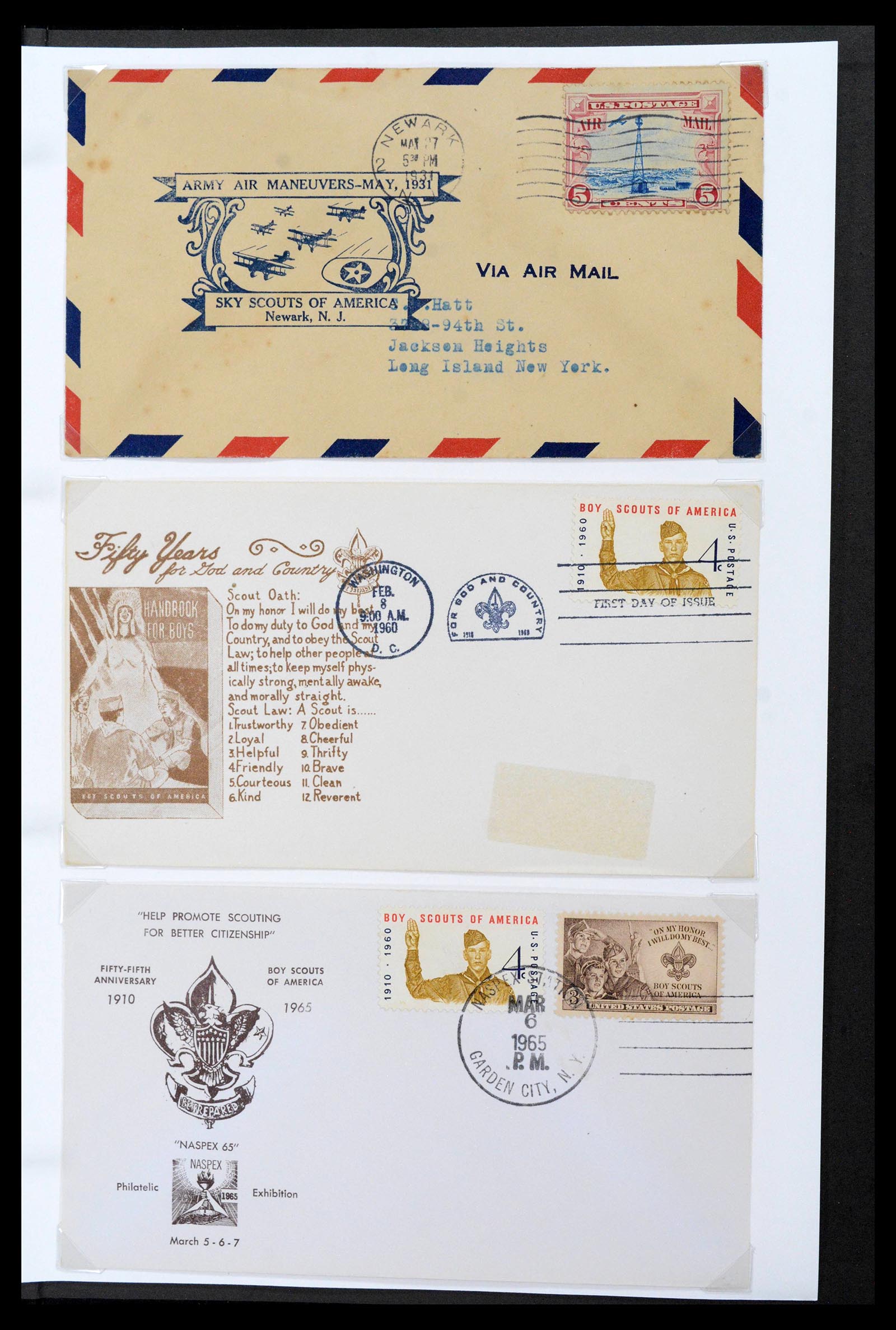 38806 0426 - Postzegelverzameling 38806 Motief scouting 1925-2007.