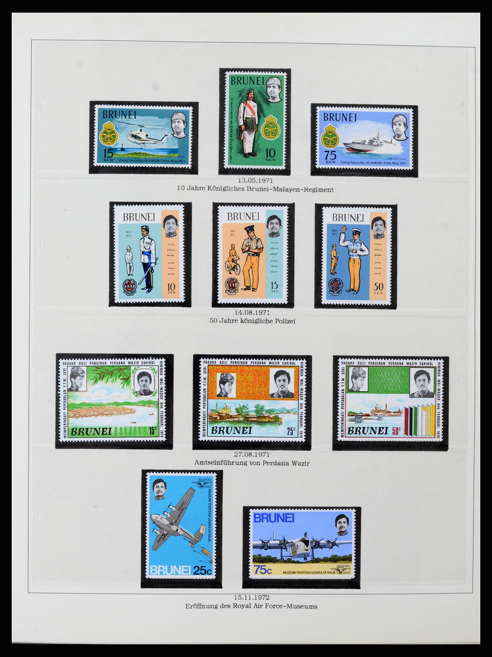 38808 0011 - Postzegelverzameling 38808 Brunei 1895-1989.