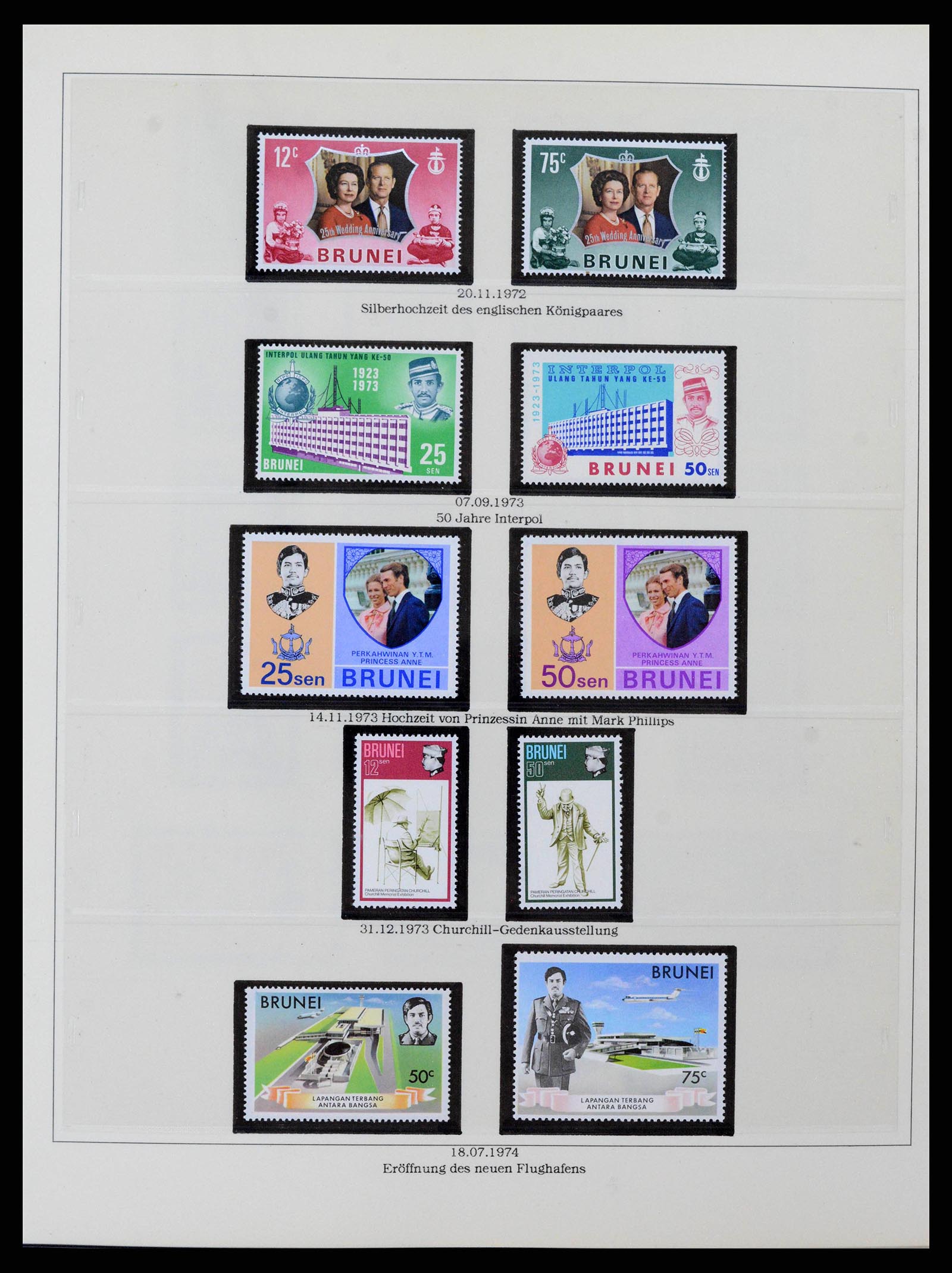 38808 0013 - Postzegelverzameling 38808 Brunei 1895-1989.
