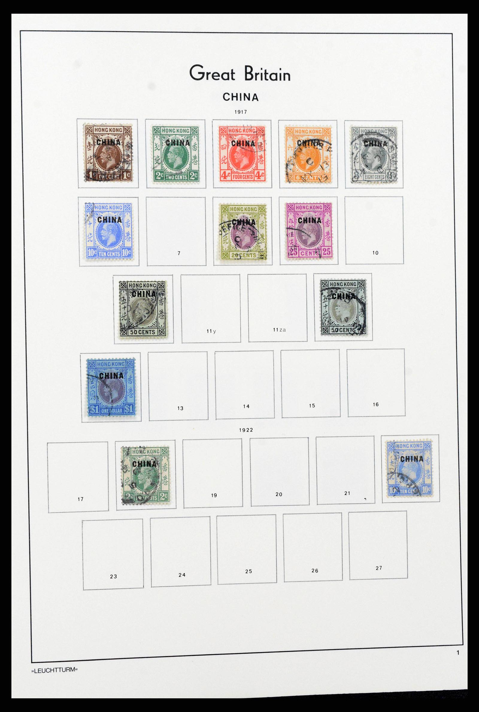 38811 0001 - Postzegelverzameling 38811 Britse buitenlandse kantoren 1885-1956.