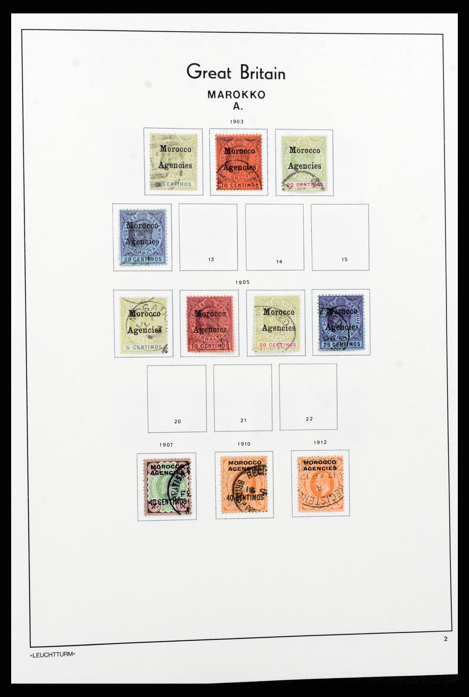 38811 0003 - Postzegelverzameling 38811 Britse buitenlandse kantoren 1885-1956.