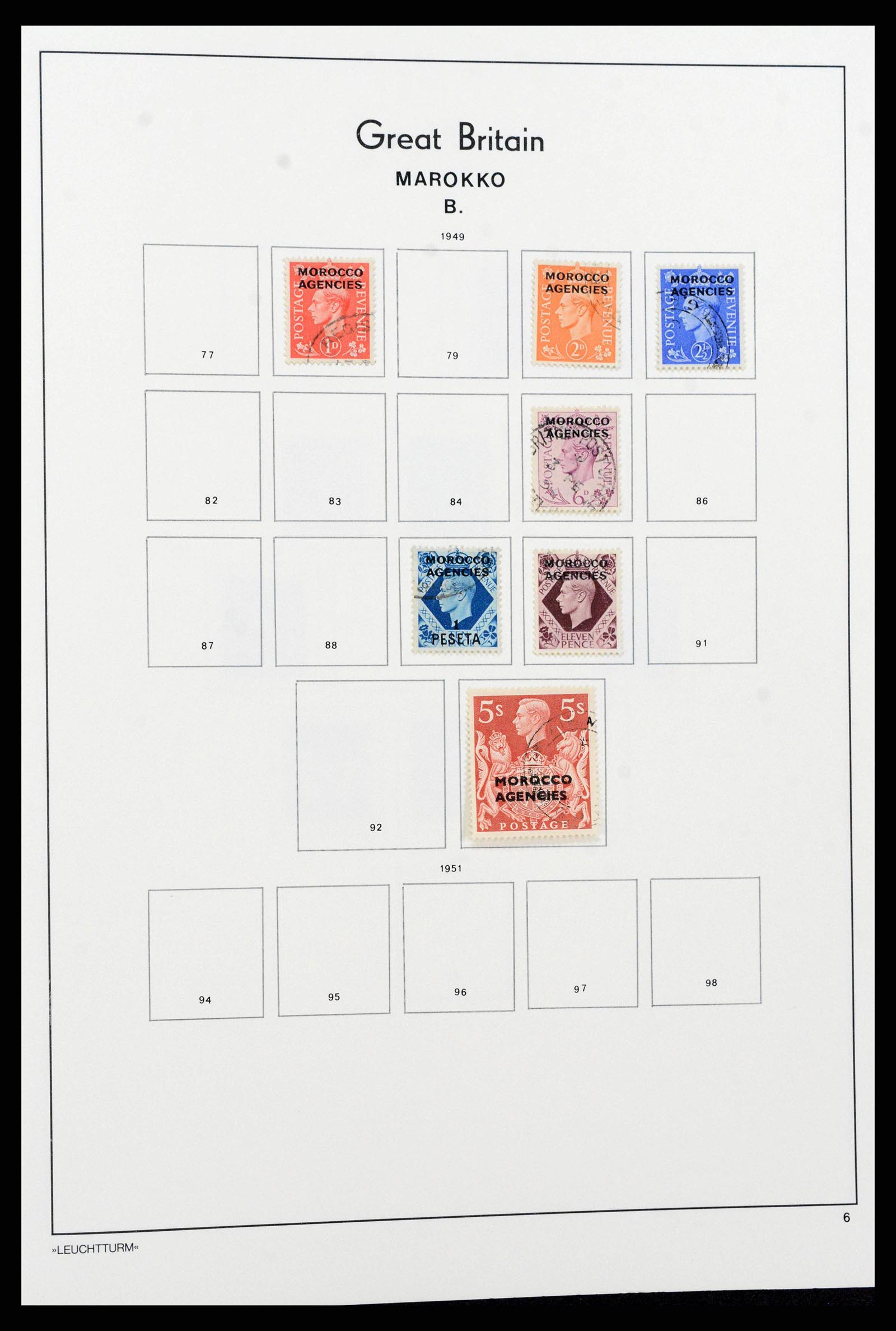 38811 0007 - Postzegelverzameling 38811 Britse buitenlandse kantoren 1885-1956.