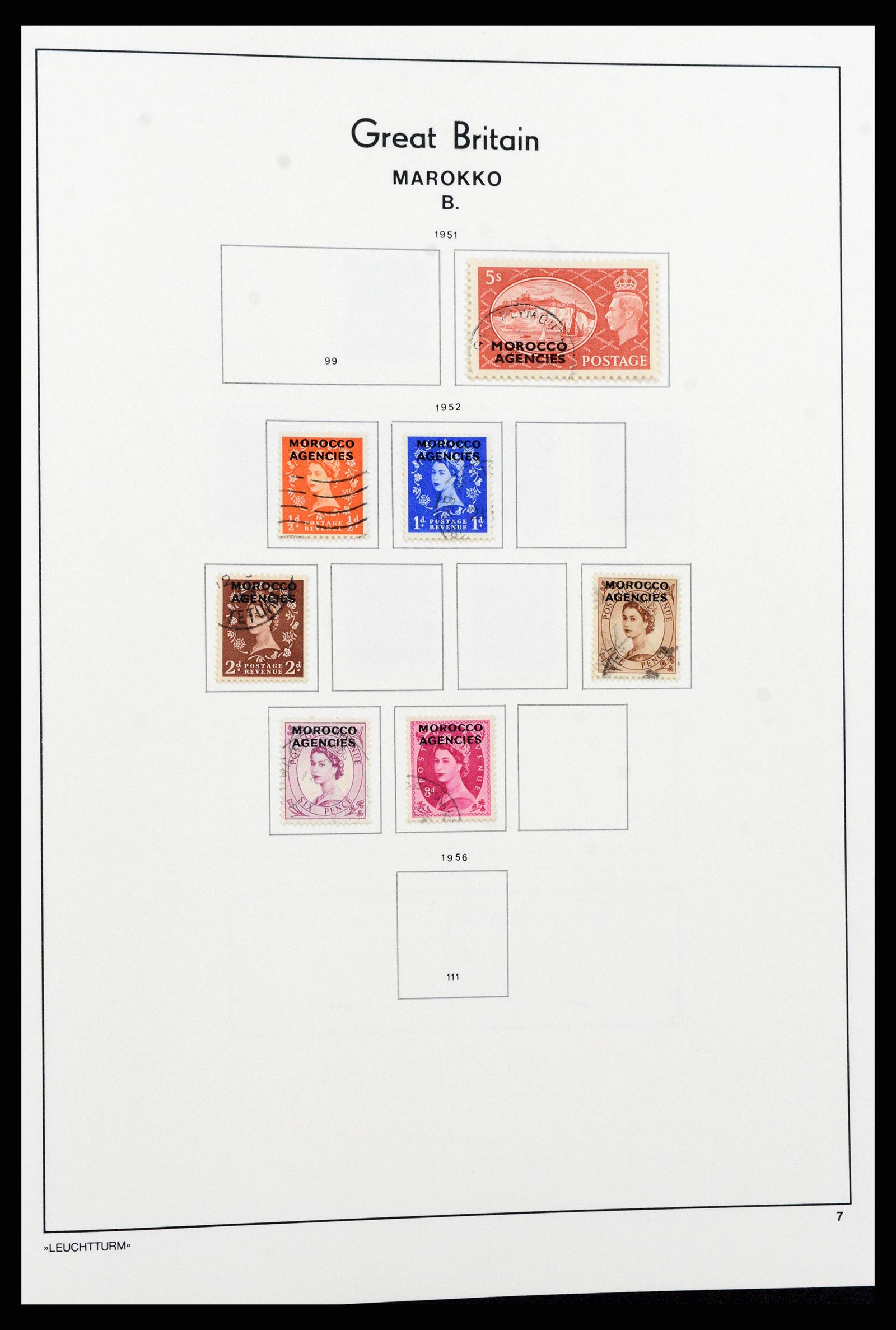 38811 0008 - Postzegelverzameling 38811 Britse buitenlandse kantoren 1885-1956.