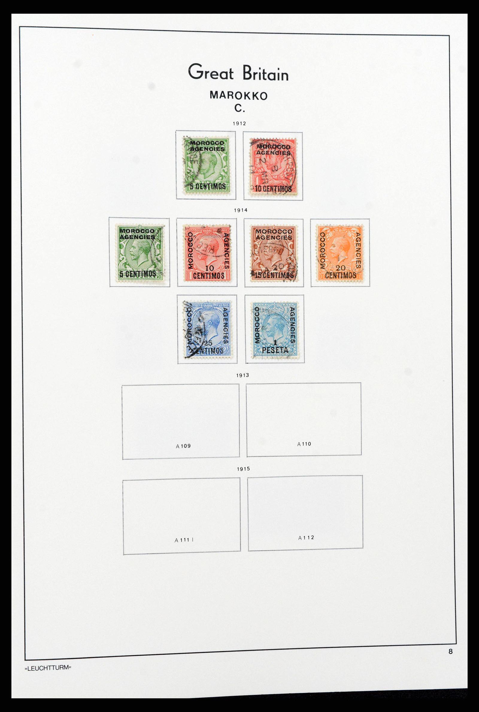 38811 0009 - Postzegelverzameling 38811 Britse buitenlandse kantoren 1885-1956.