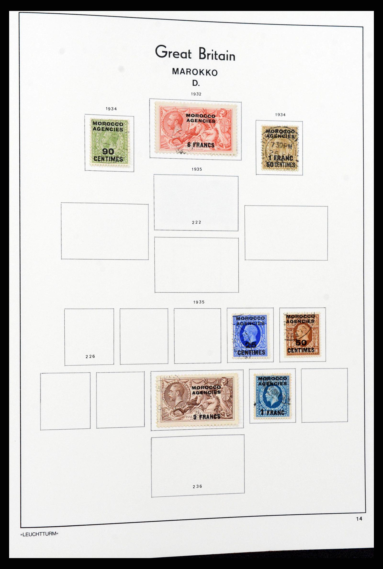 38811 0015 - Postzegelverzameling 38811 Britse buitenlandse kantoren 1885-1956.