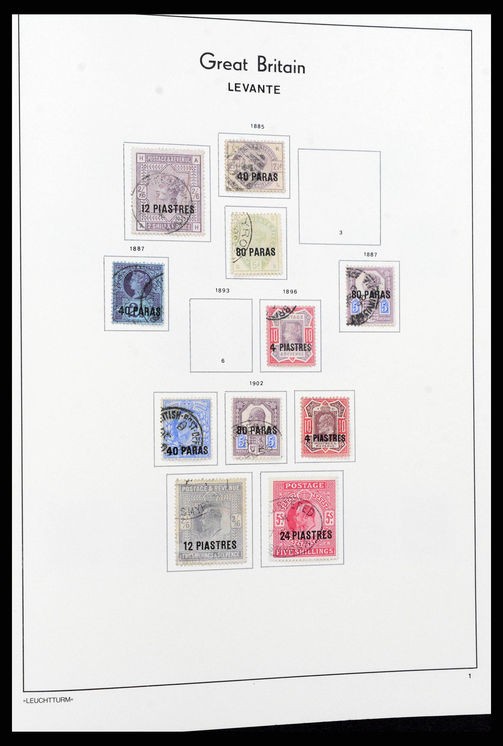 38811 0017 - Postzegelverzameling 38811 Britse buitenlandse kantoren 1885-1956.