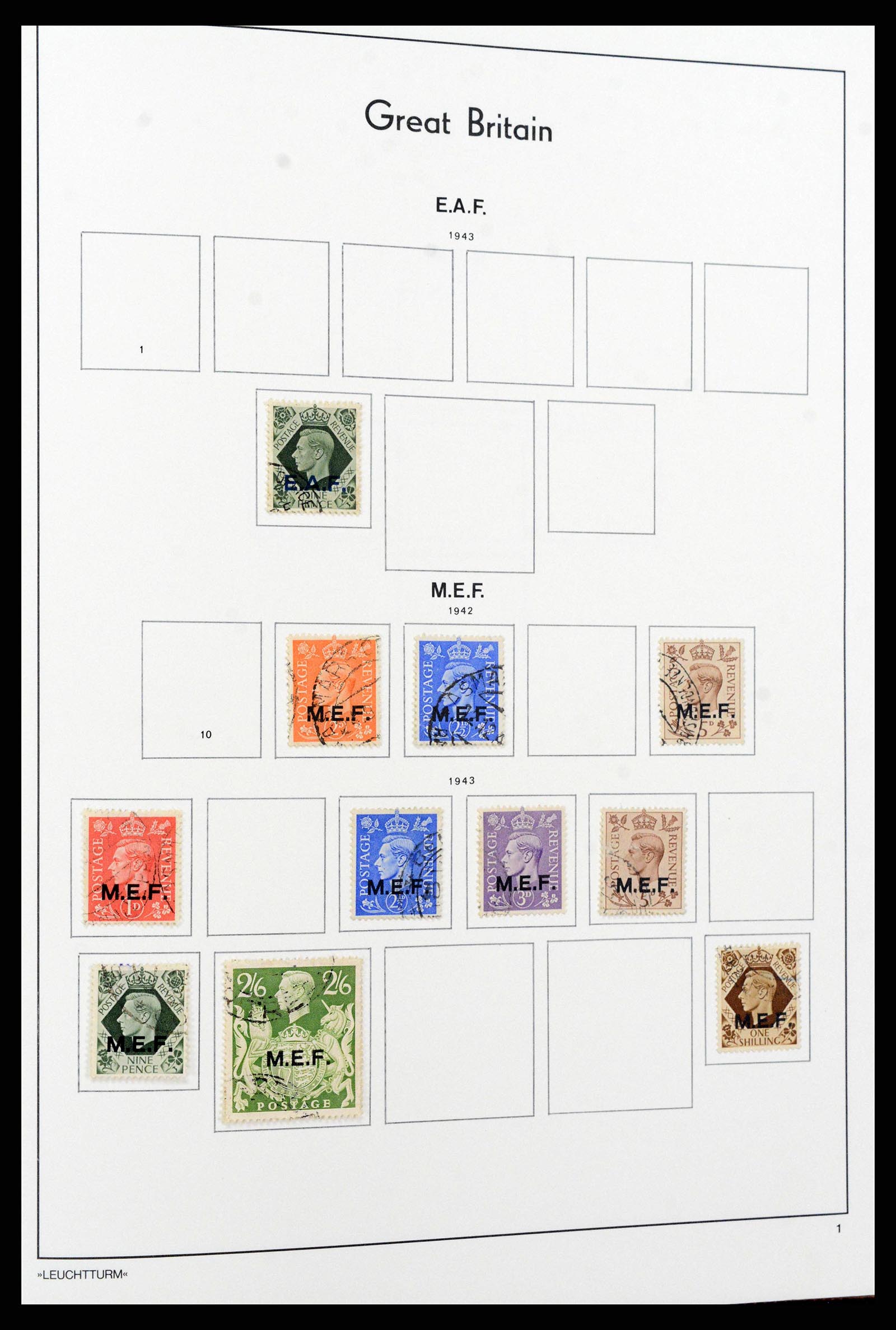 38811 0021 - Postzegelverzameling 38811 Britse buitenlandse kantoren 1885-1956.