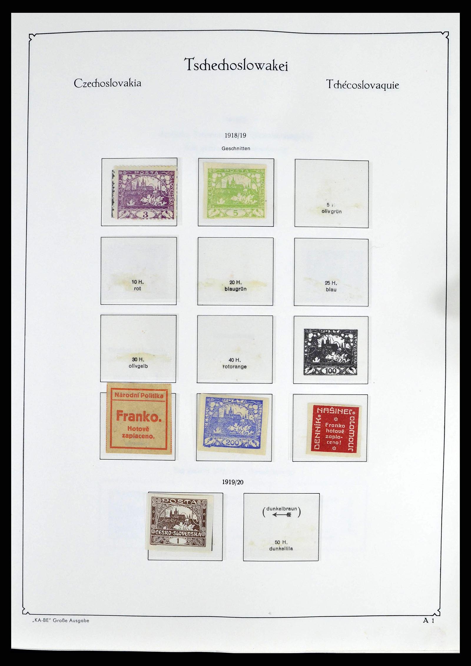 38812 0002 - Stamp collection 38812 Czechoslovakia 1918-1990.