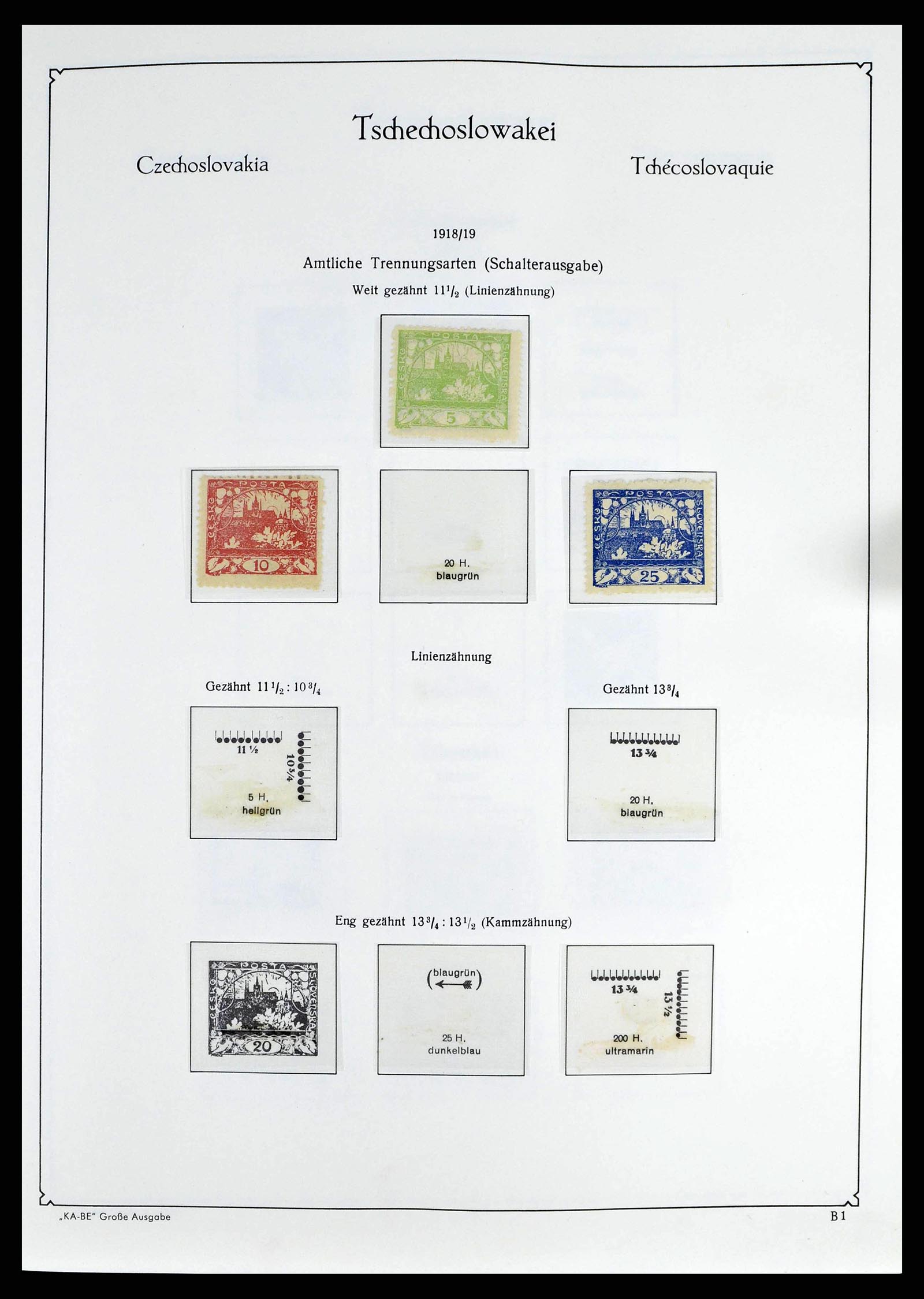 38812 0003 - Postzegelverzameling 38812 Tsjechoslowakije 1918-1990.