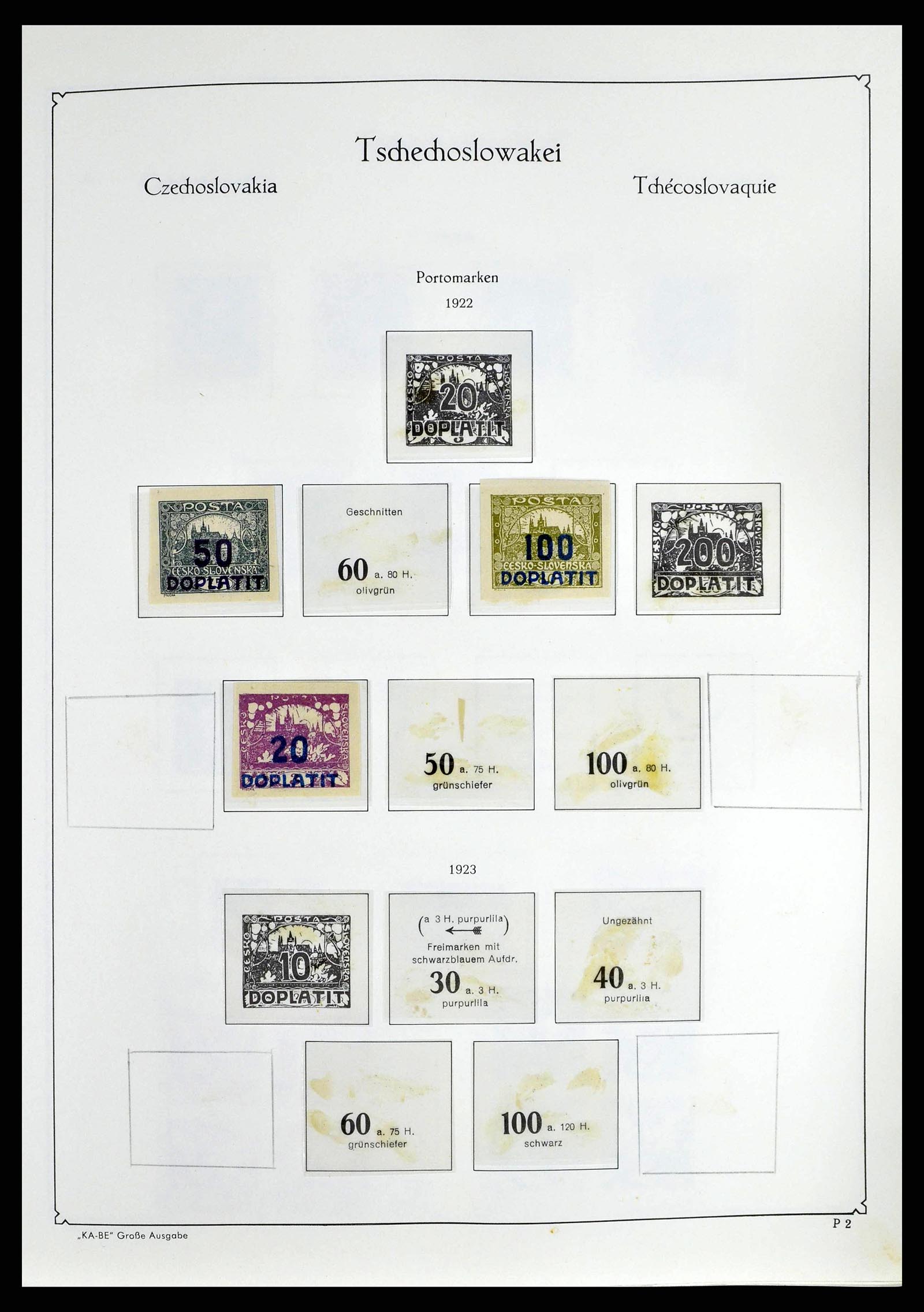 38812 0018 - Postzegelverzameling 38812 Tsjechoslowakije 1918-1990.