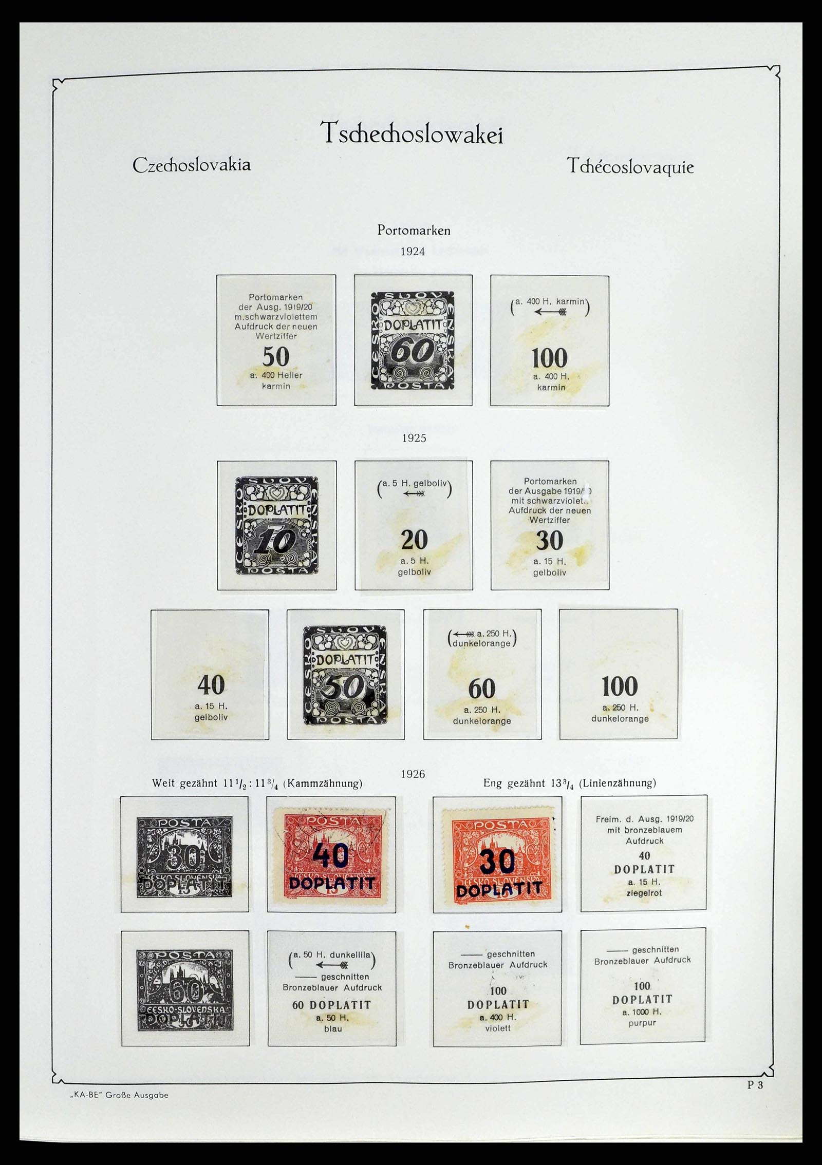 38812 0020 - Postzegelverzameling 38812 Tsjechoslowakije 1918-1990.