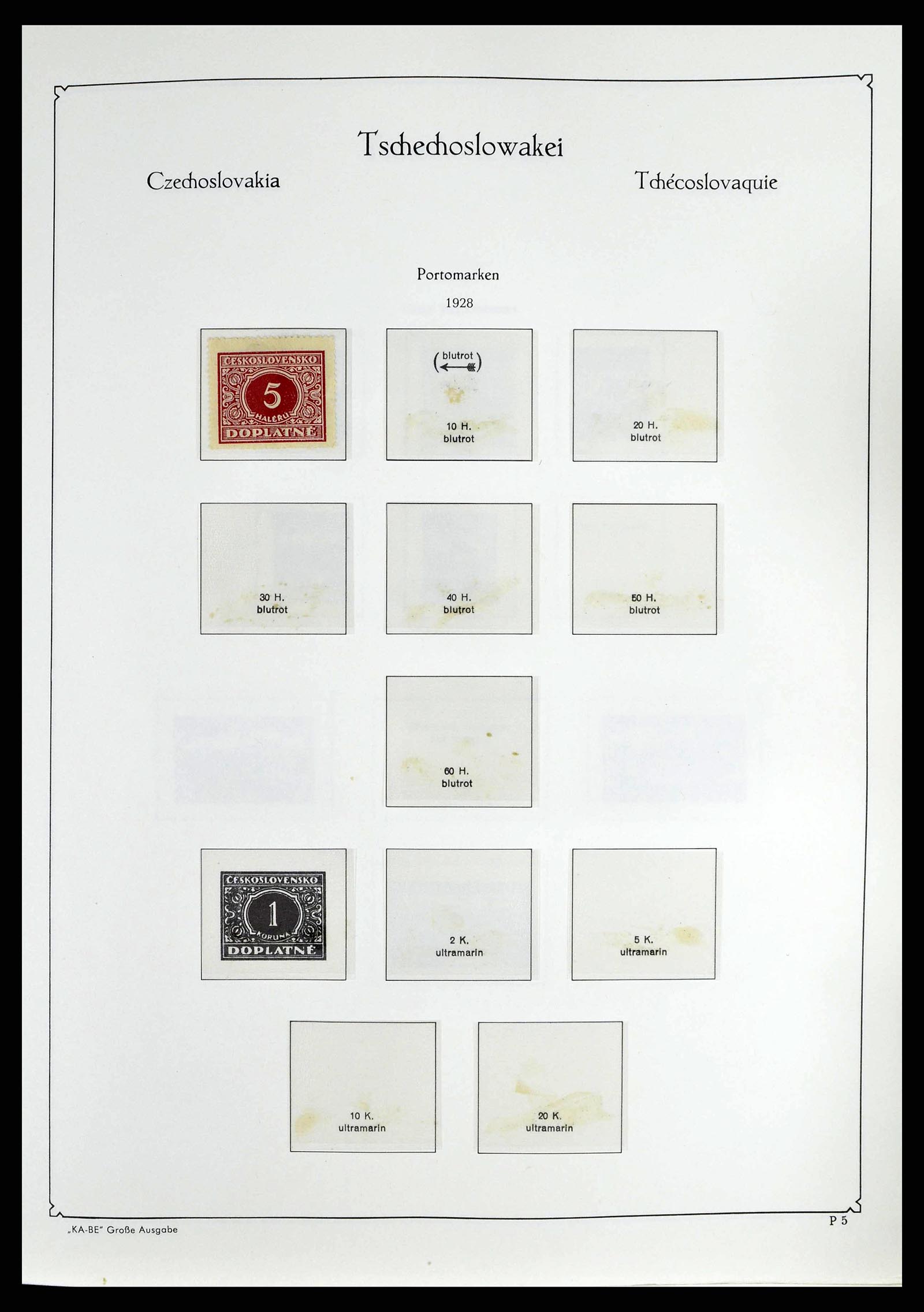 38812 0021 - Postzegelverzameling 38812 Tsjechoslowakije 1918-1990.