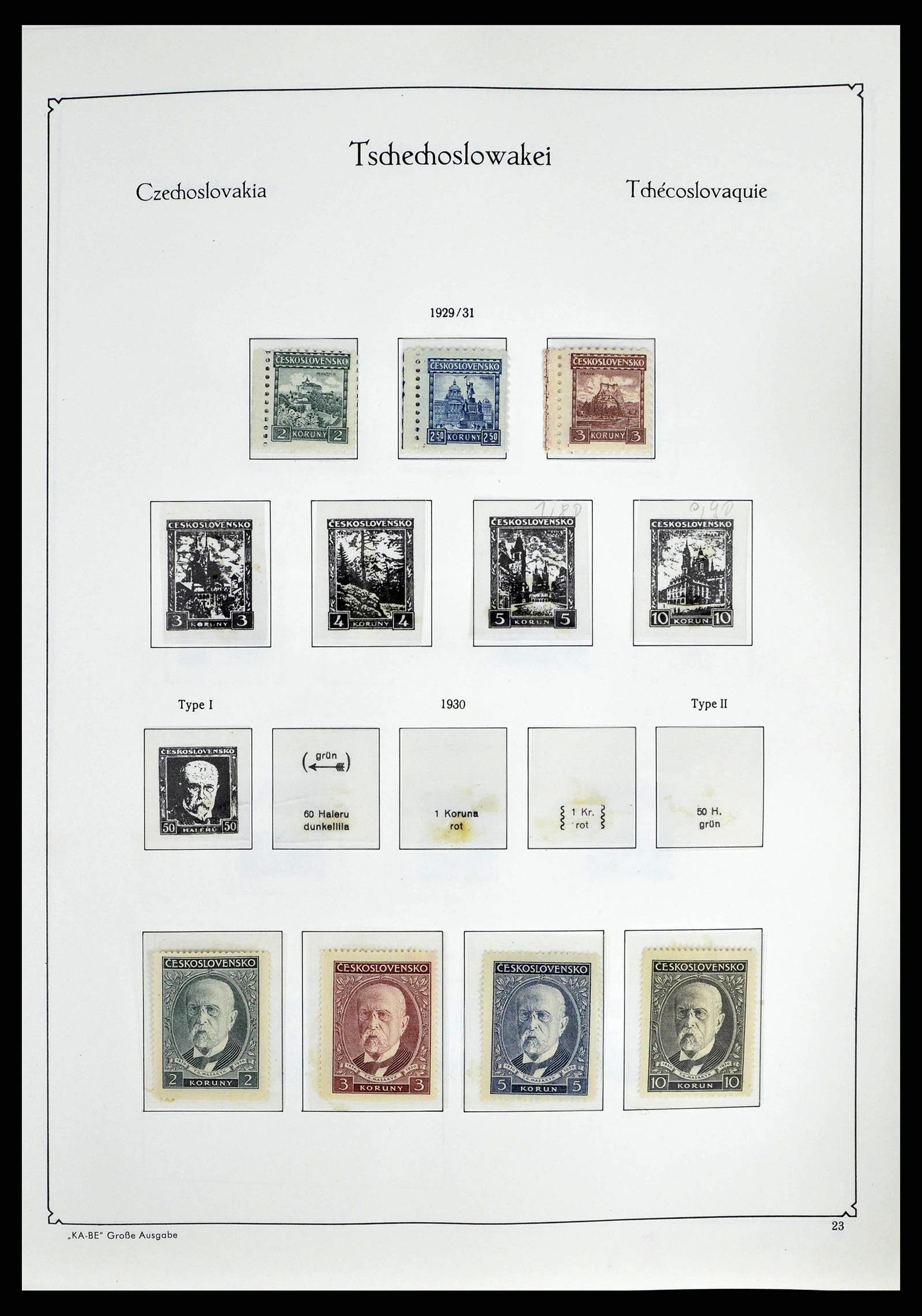 38812 0024 - Postzegelverzameling 38812 Tsjechoslowakije 1918-1990.