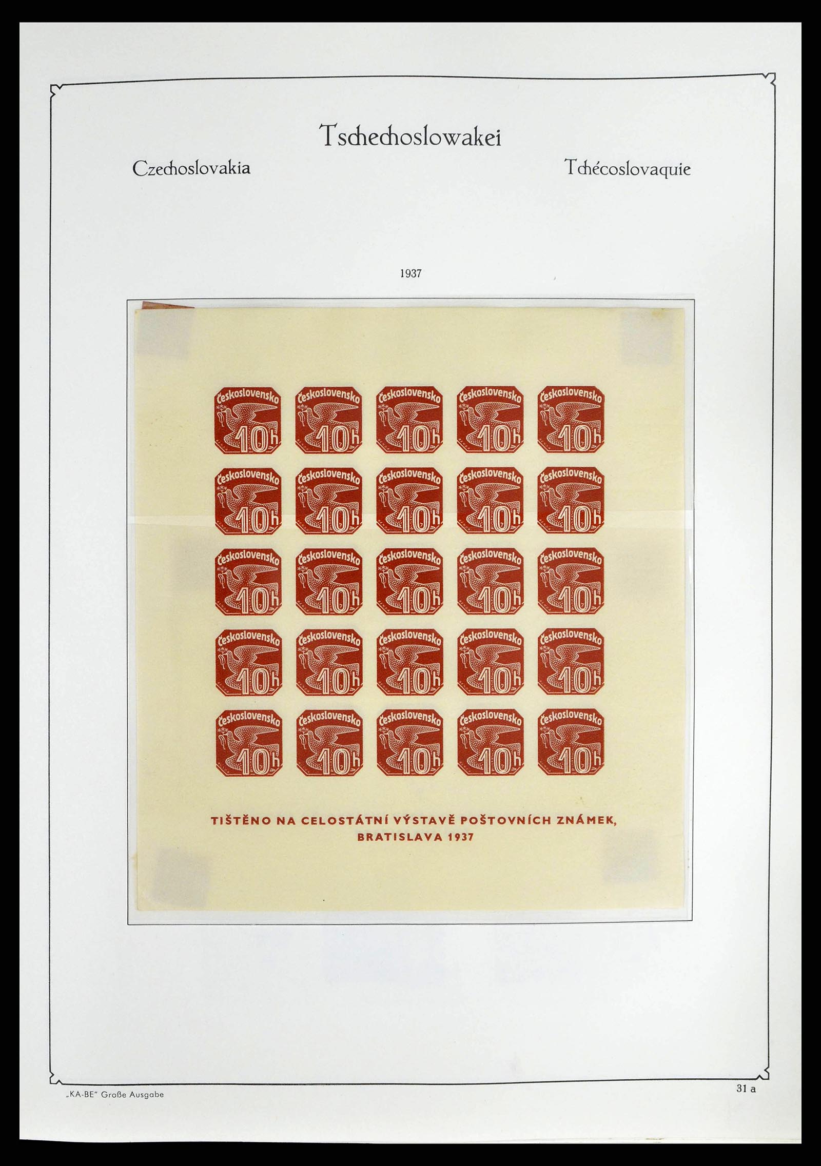 38812 0032 - Postzegelverzameling 38812 Tsjechoslowakije 1918-1990.