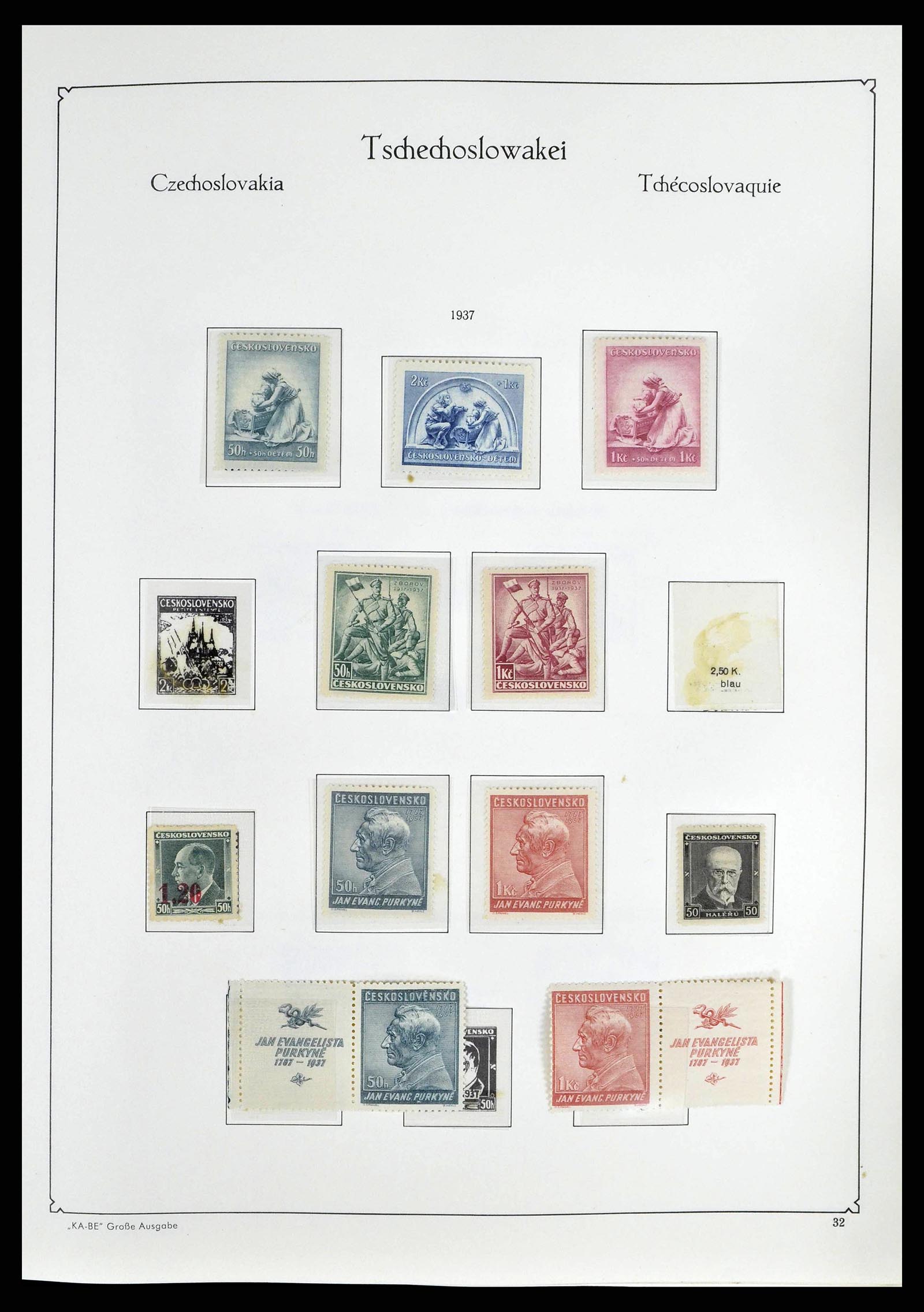 38812 0033 - Postzegelverzameling 38812 Tsjechoslowakije 1918-1990.