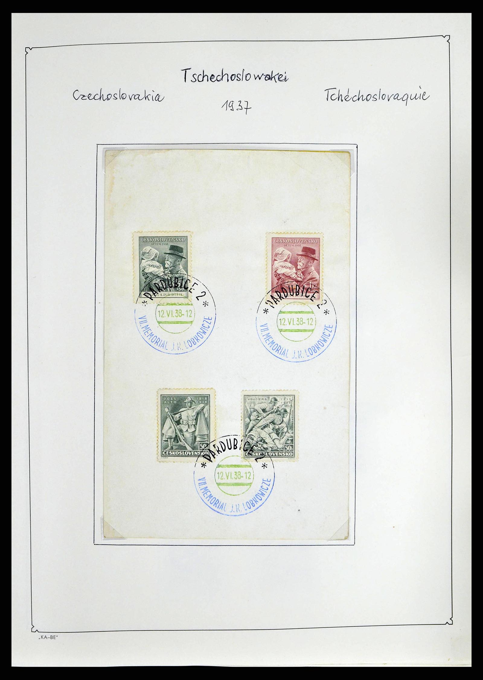 38812 0036 - Postzegelverzameling 38812 Tsjechoslowakije 1918-1990.