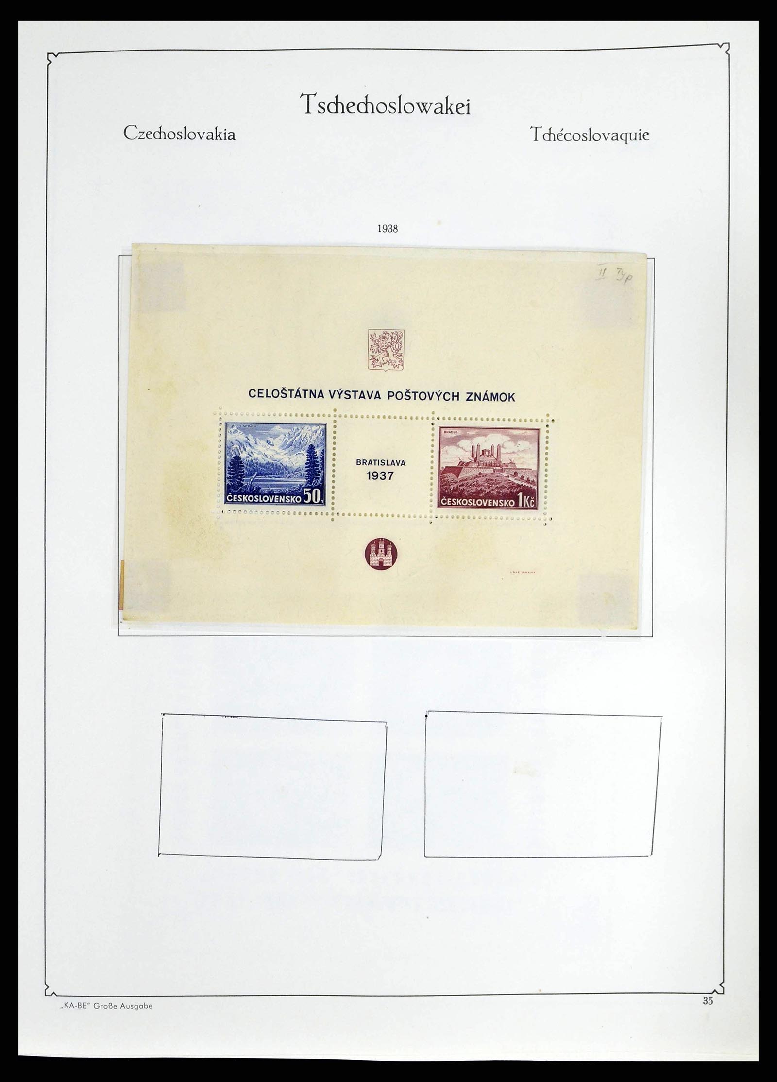 38812 0040 - Postzegelverzameling 38812 Tsjechoslowakije 1918-1990.