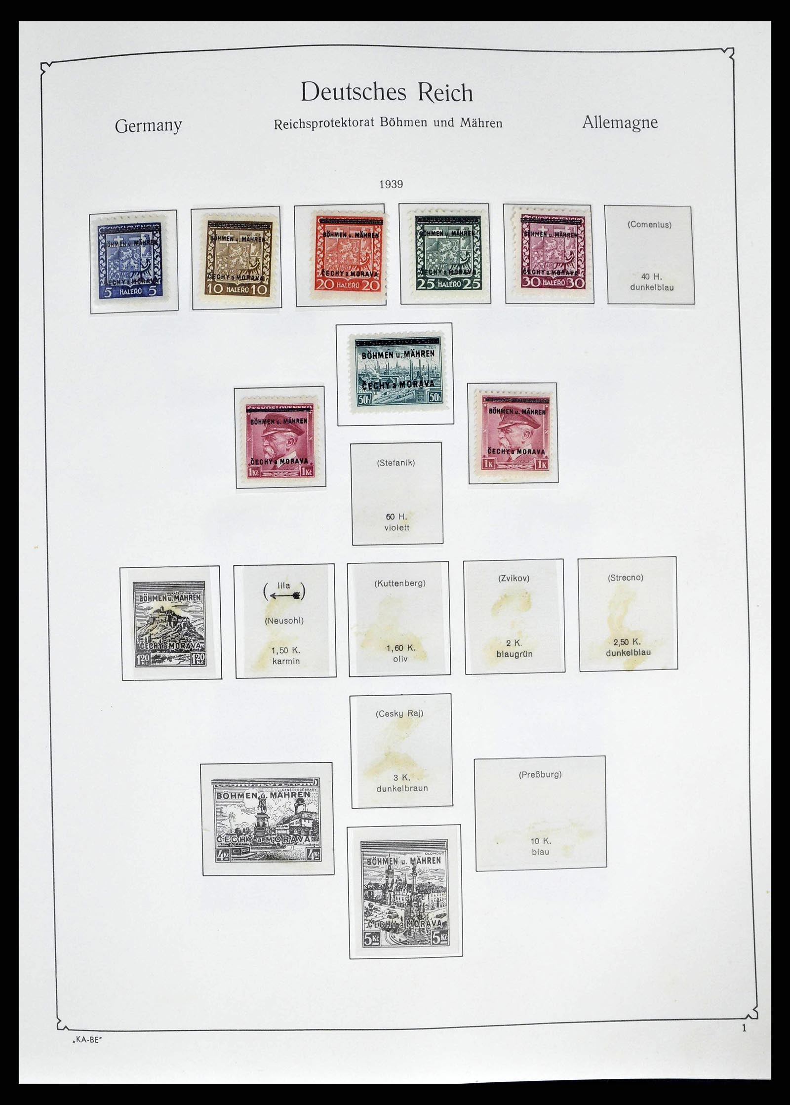 38812 0046 - Postzegelverzameling 38812 Tsjechoslowakije 1918-1990.