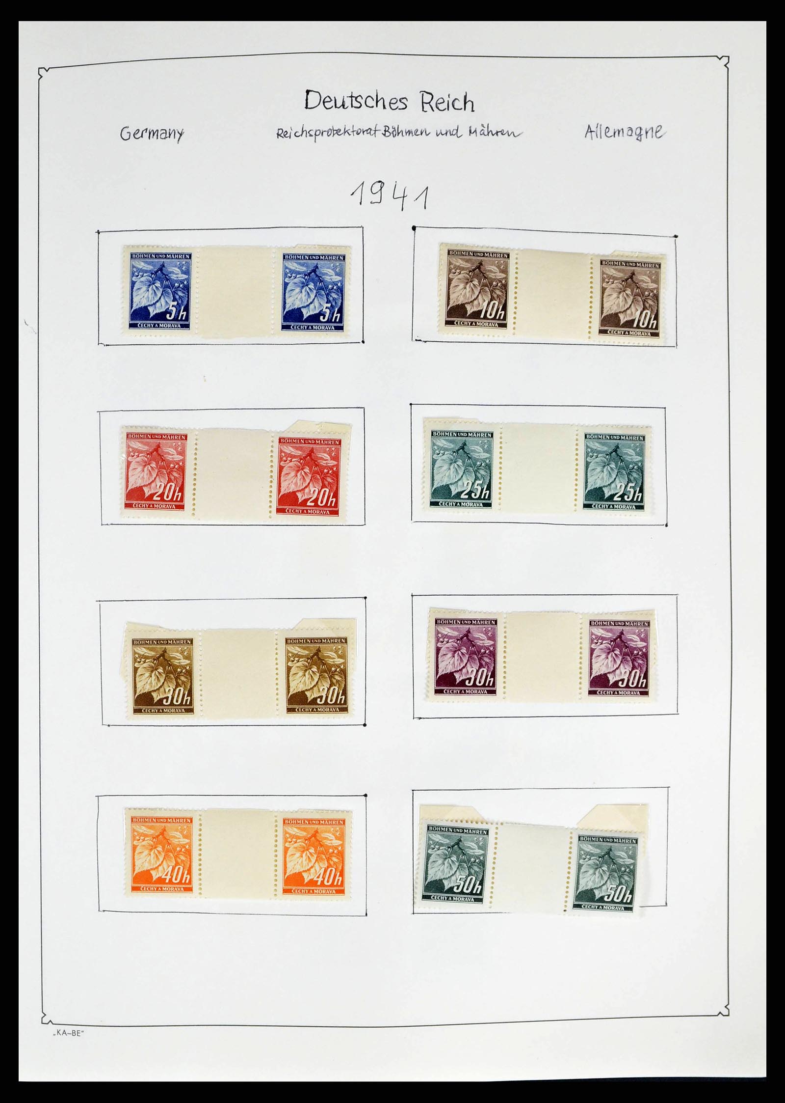 38812 0052 - Postzegelverzameling 38812 Tsjechoslowakije 1918-1990.