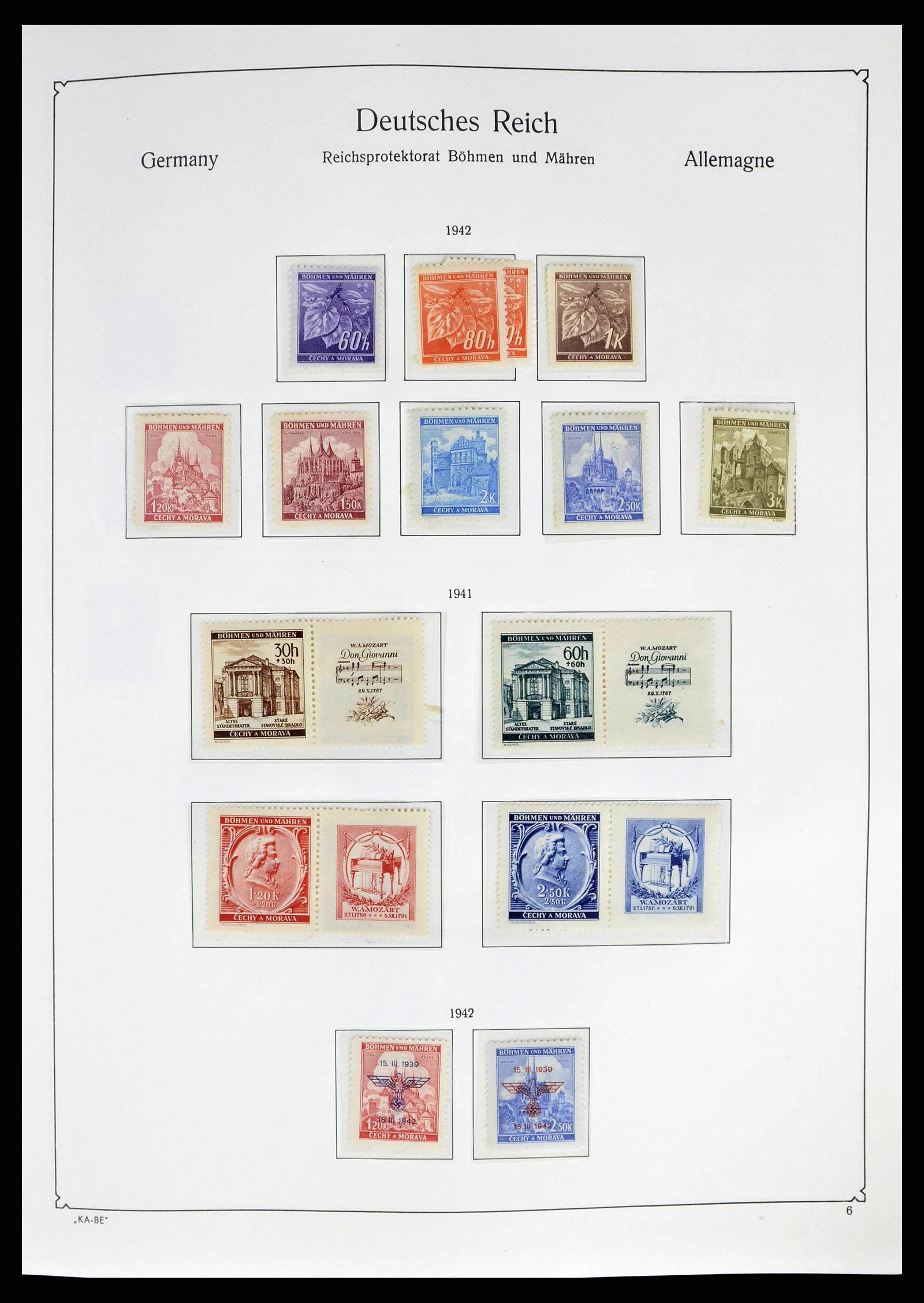 38812 0053 - Postzegelverzameling 38812 Tsjechoslowakije 1918-1990.