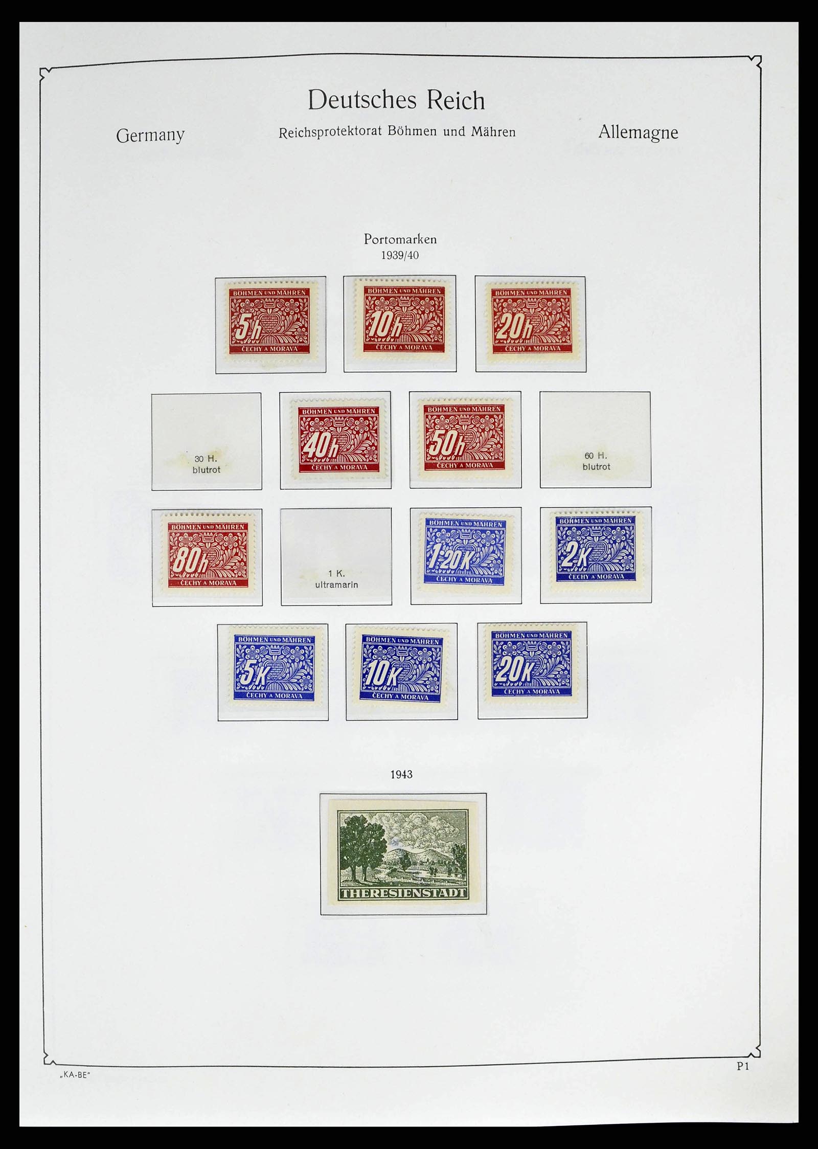 38812 0058 - Postzegelverzameling 38812 Tsjechoslowakije 1918-1990.