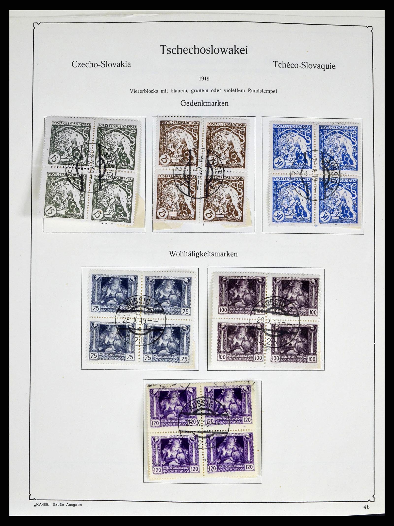 38813 0006 - Postzegelverzameling 38813 Tsjechoslowakije 1918-1971.