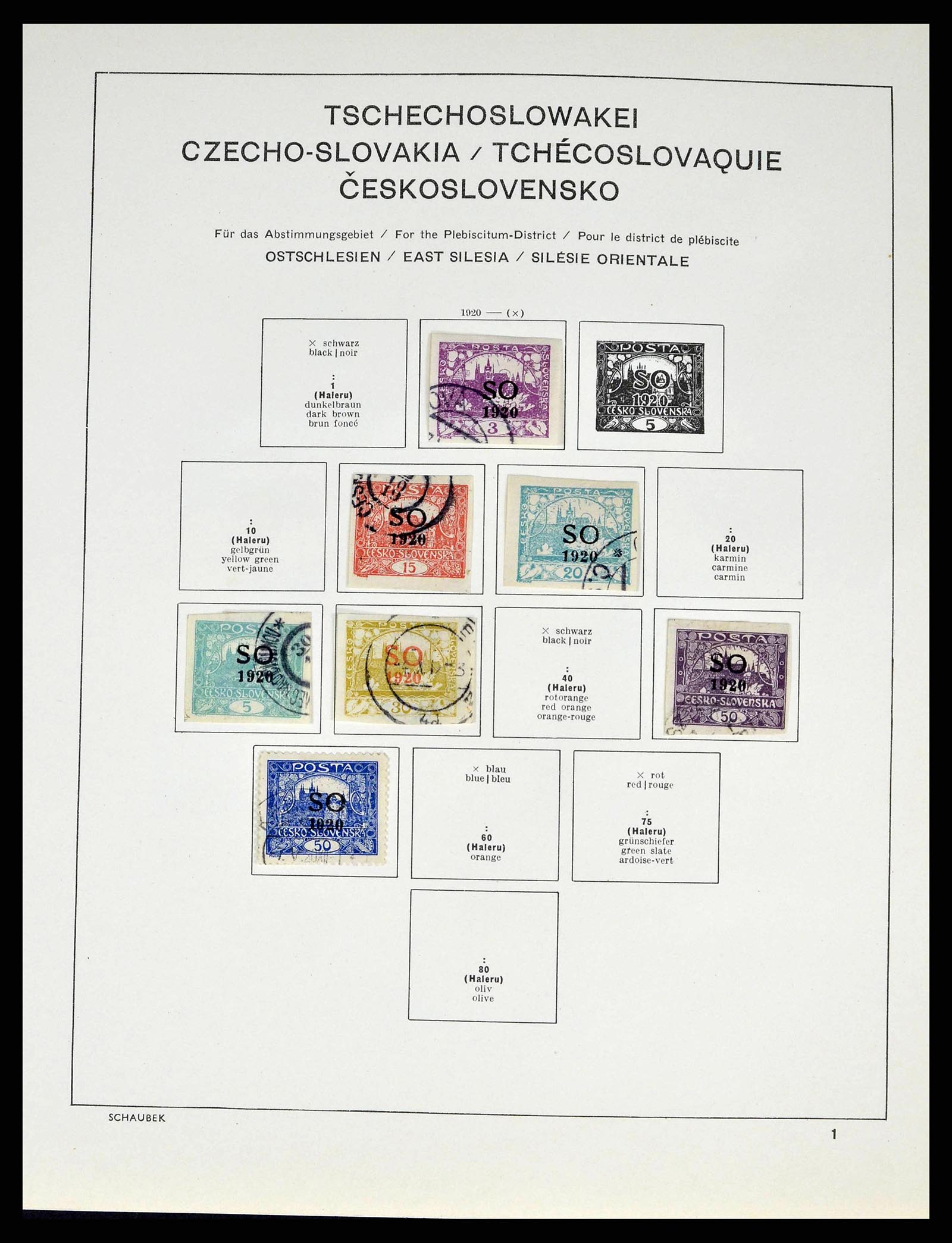 38813 0016 - Postzegelverzameling 38813 Tsjechoslowakije 1918-1971.