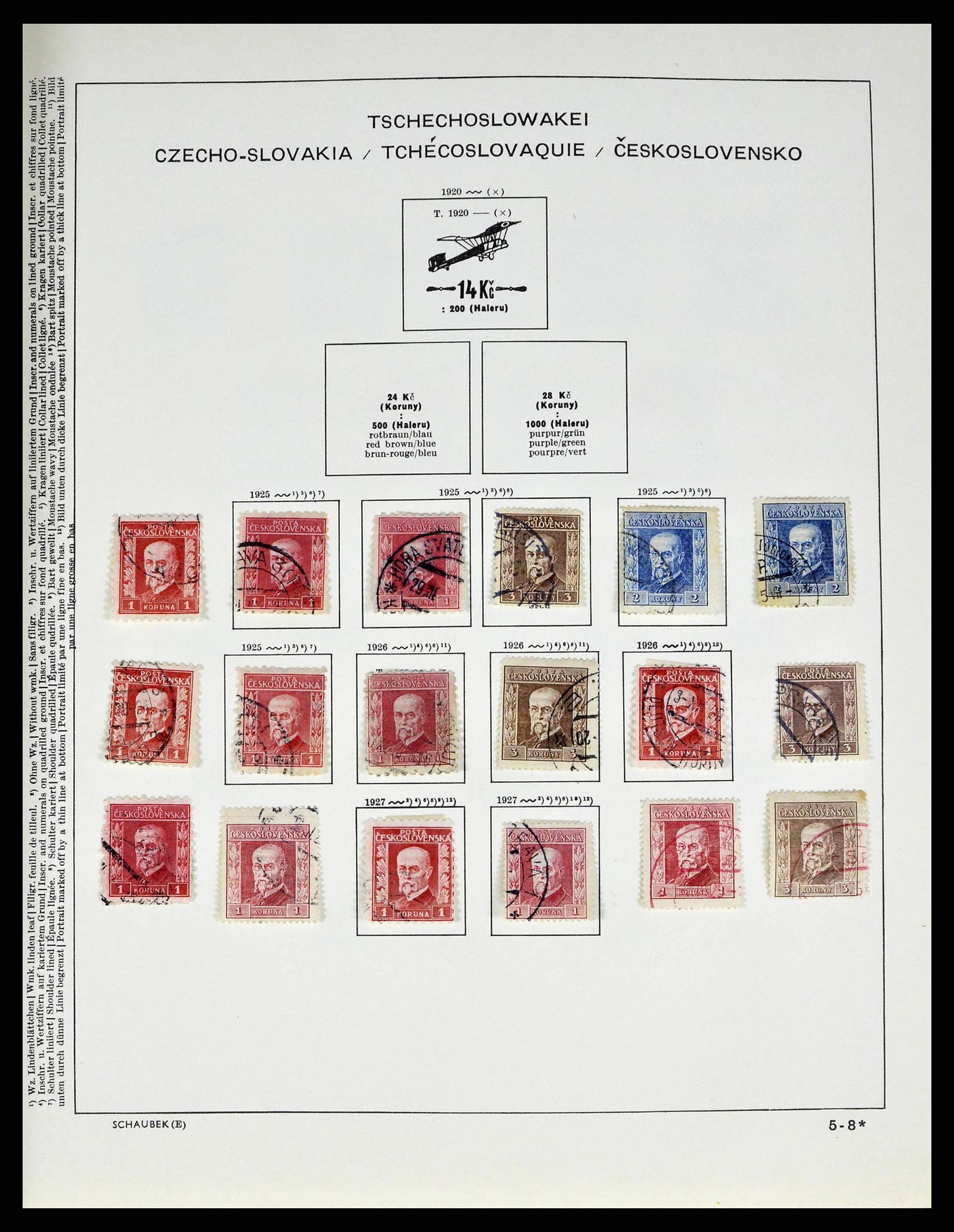 38813 0029 - Postzegelverzameling 38813 Tsjechoslowakije 1918-1971.