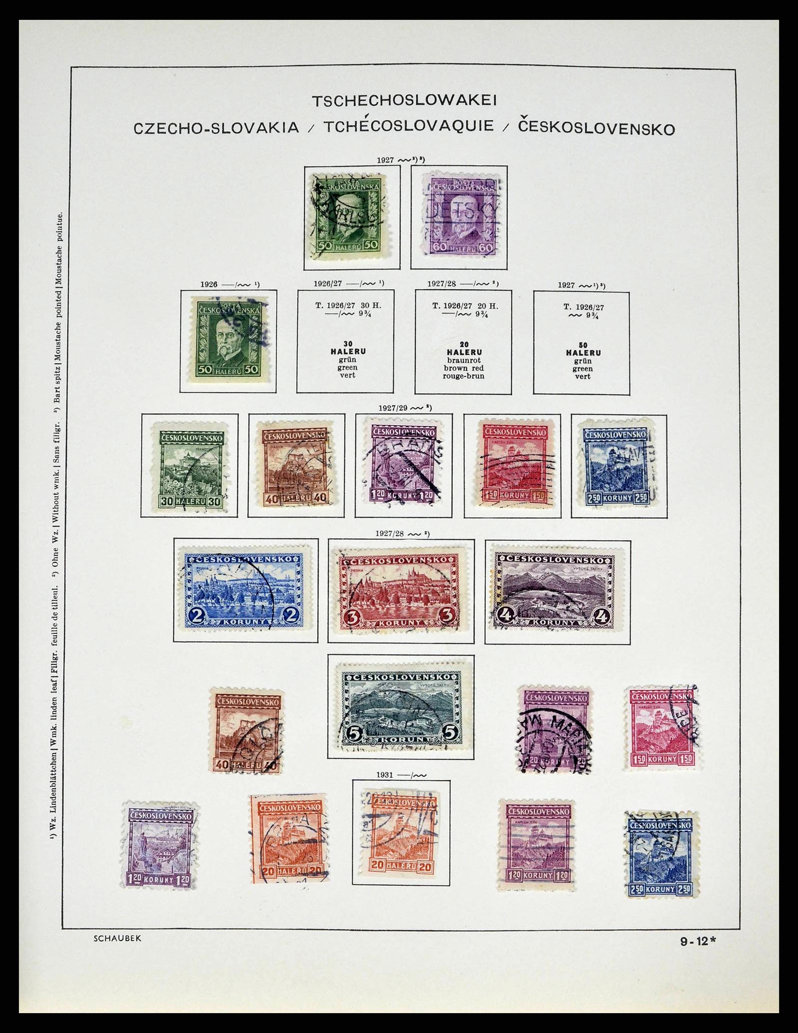 38813 0034 - Postzegelverzameling 38813 Tsjechoslowakije 1918-1971.