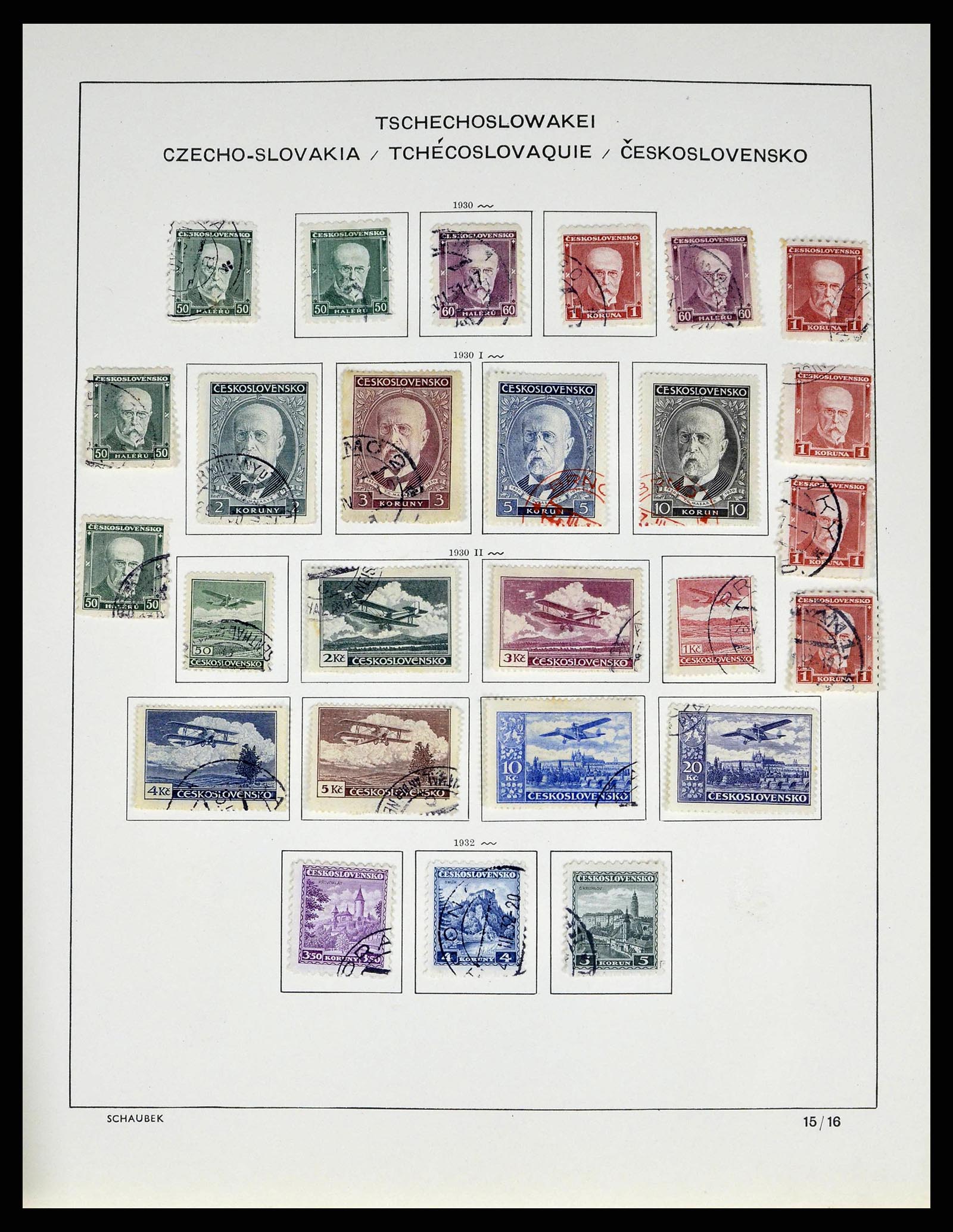 38813 0036 - Postzegelverzameling 38813 Tsjechoslowakije 1918-1971.