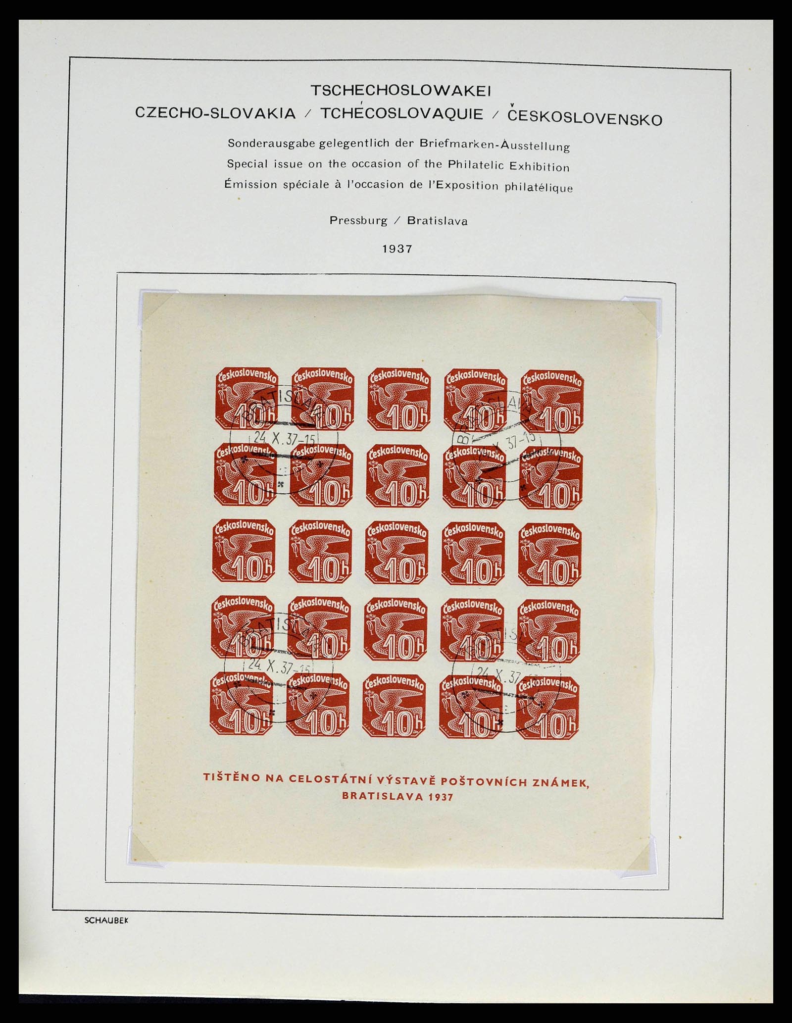 38813 0042 - Postzegelverzameling 38813 Tsjechoslowakije 1918-1971.