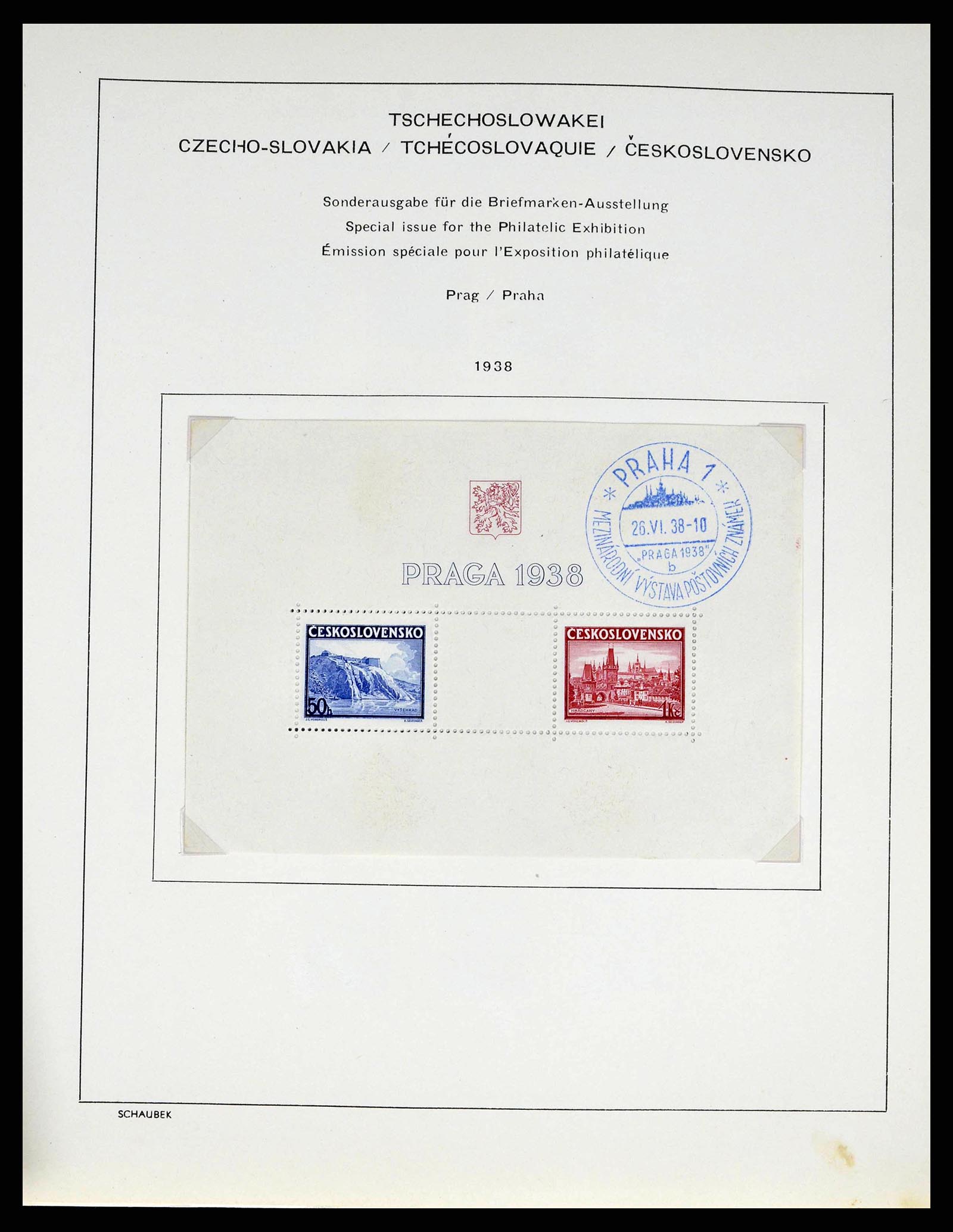 38813 0051 - Postzegelverzameling 38813 Tsjechoslowakije 1918-1971.