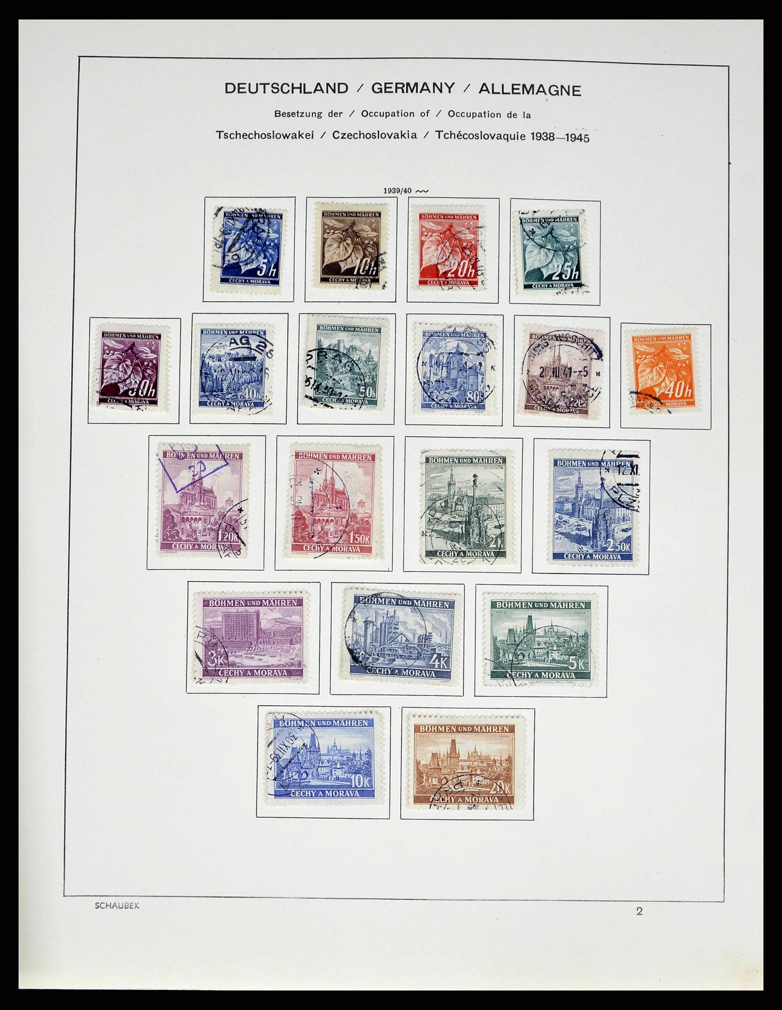 38813 0053 - Postzegelverzameling 38813 Tsjechoslowakije 1918-1971.