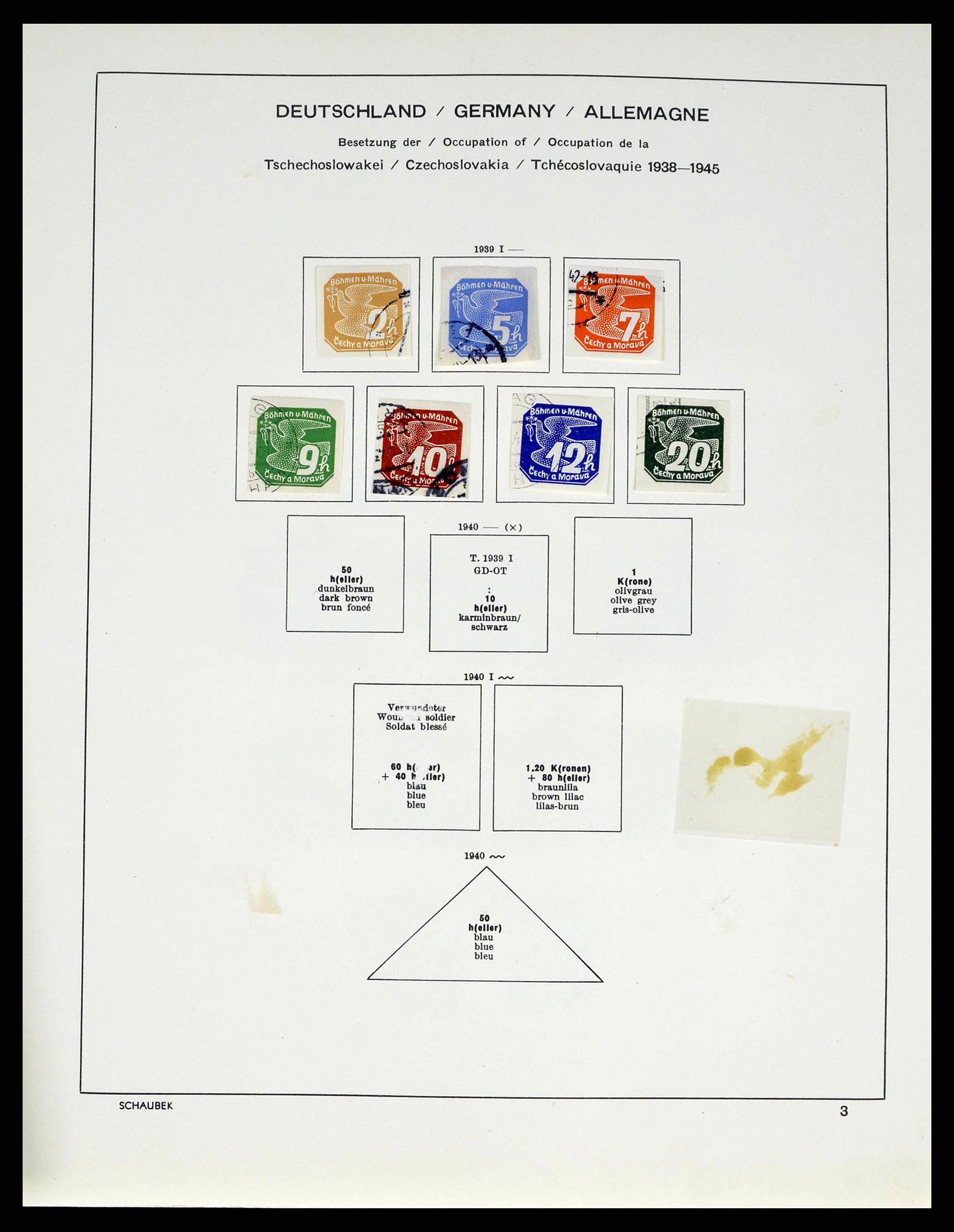 38813 0054 - Postzegelverzameling 38813 Tsjechoslowakije 1918-1971.
