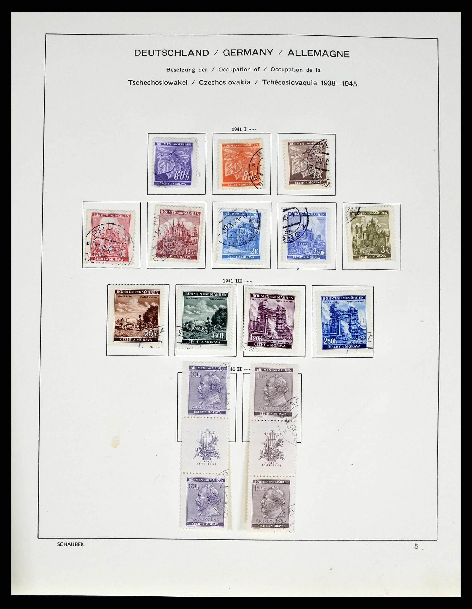 38813 0056 - Postzegelverzameling 38813 Tsjechoslowakije 1918-1971.