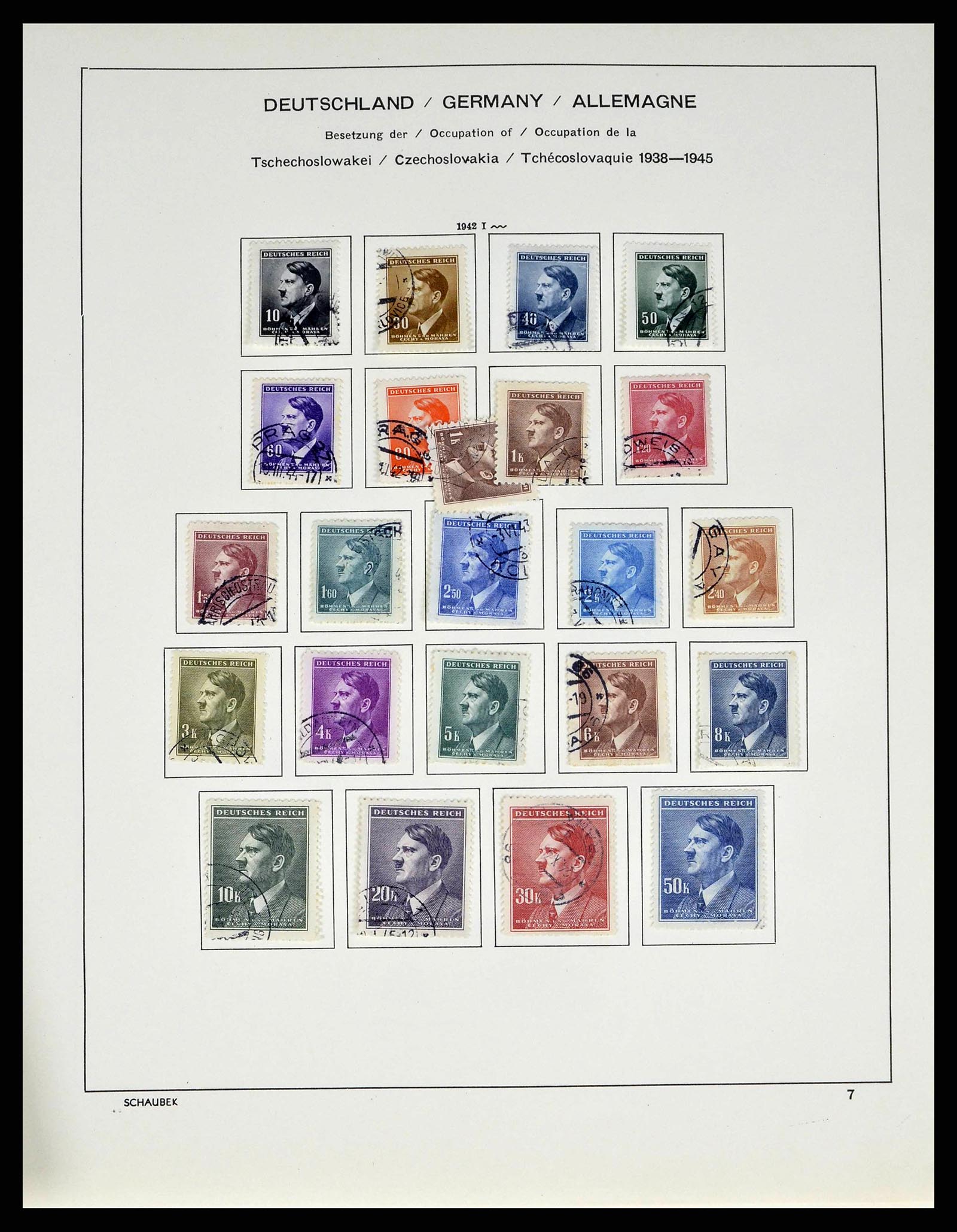 38813 0059 - Postzegelverzameling 38813 Tsjechoslowakije 1918-1971.