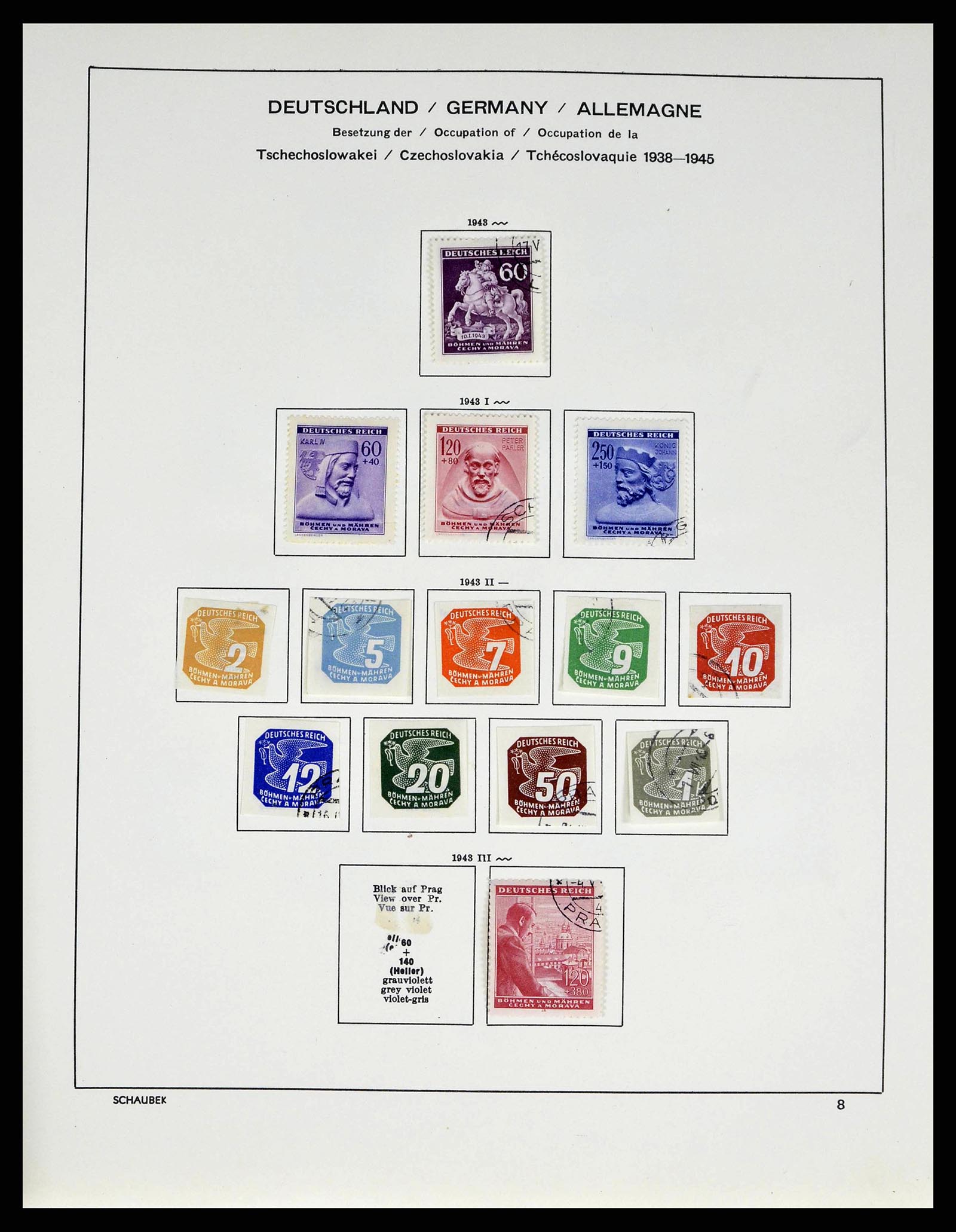 38813 0060 - Postzegelverzameling 38813 Tsjechoslowakije 1918-1971.