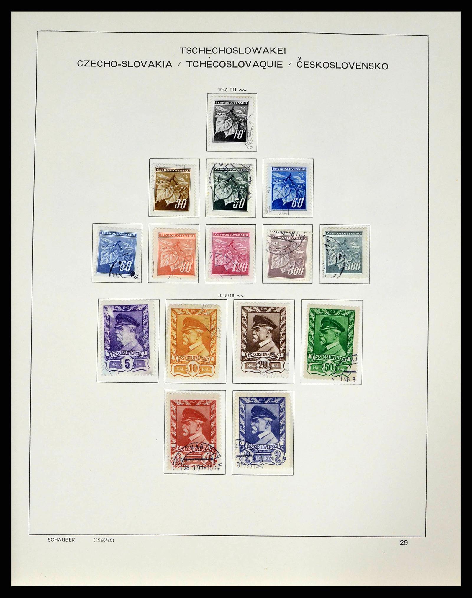 38813 0066 - Stamp collection 38813 Czechoslovakia 1918-1971.