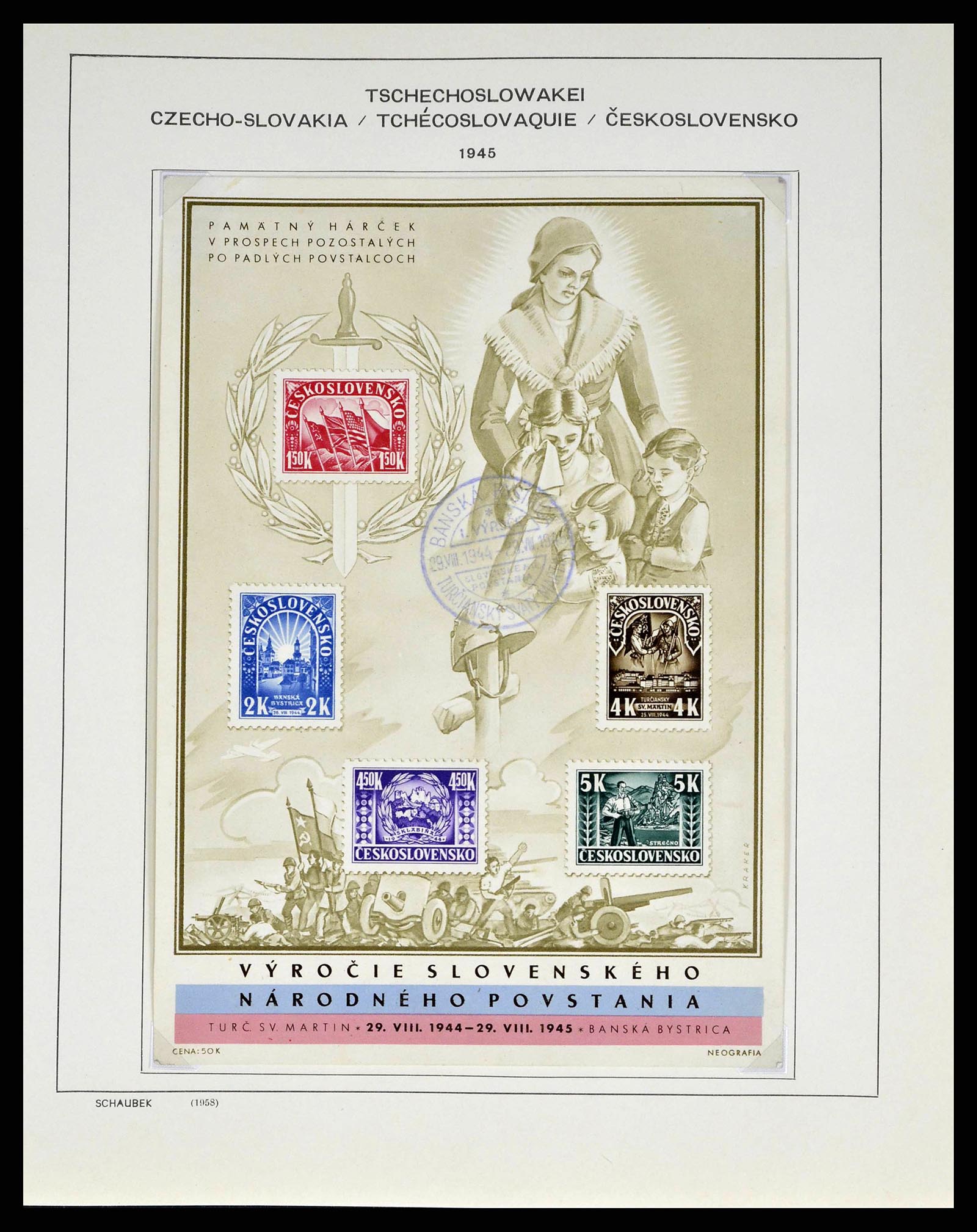 38813 0068 - Stamp collection 38813 Czechoslovakia 1918-1971.
